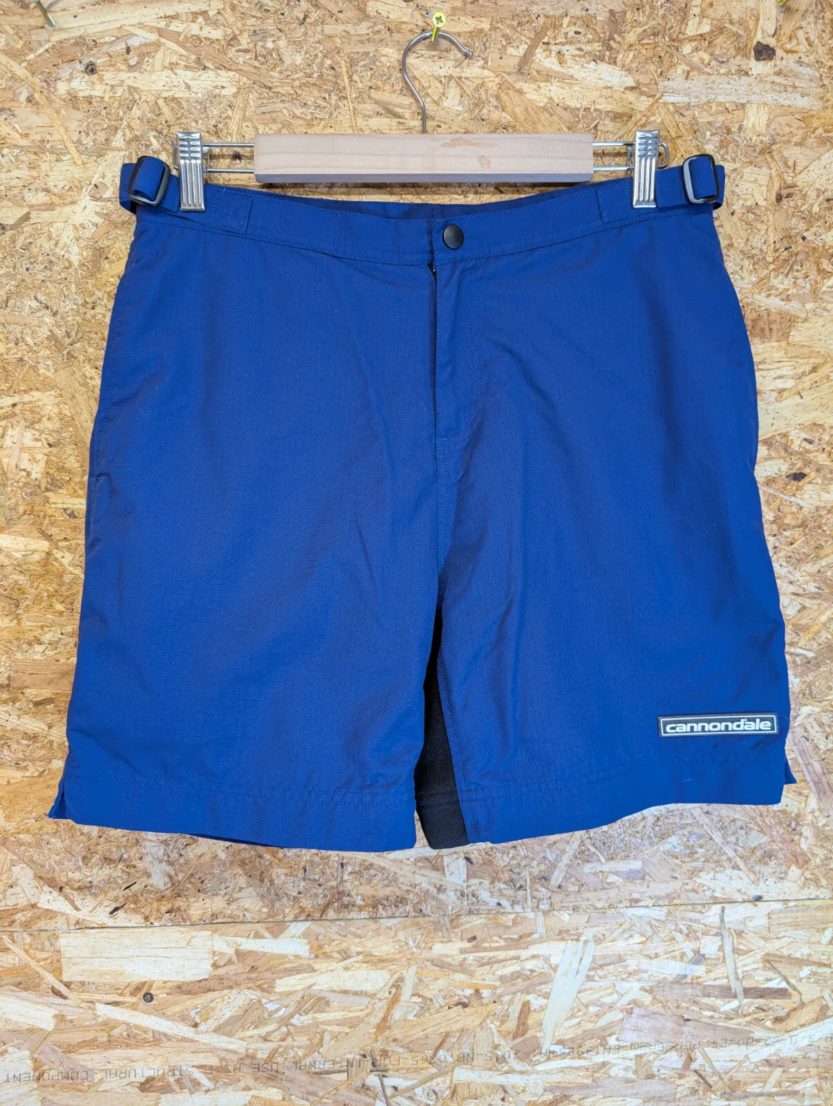 Cannondale Cycling Shorts W30 Medium Blue Padded Seat Cycling Pockets Adjustable