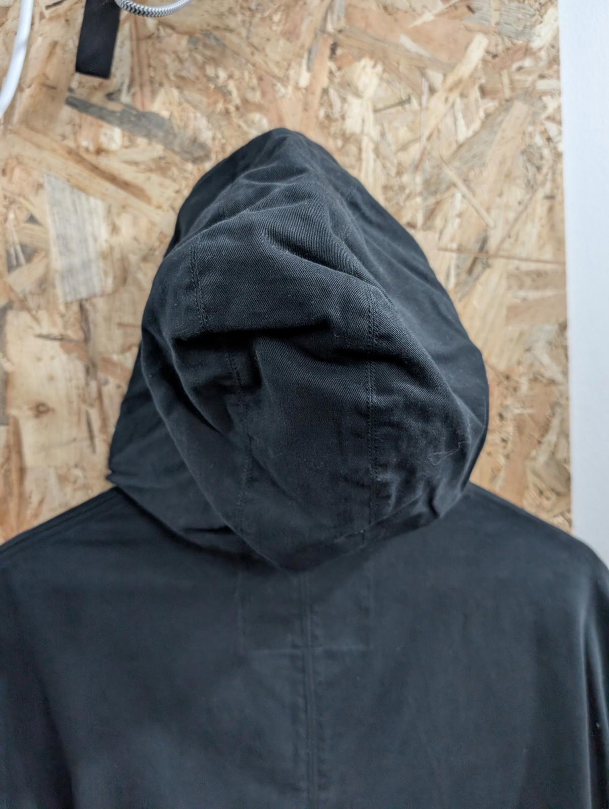 Pretty Green Parka Jacket XL Men Long Paisley Lined Hood Black Gallagher Oasis