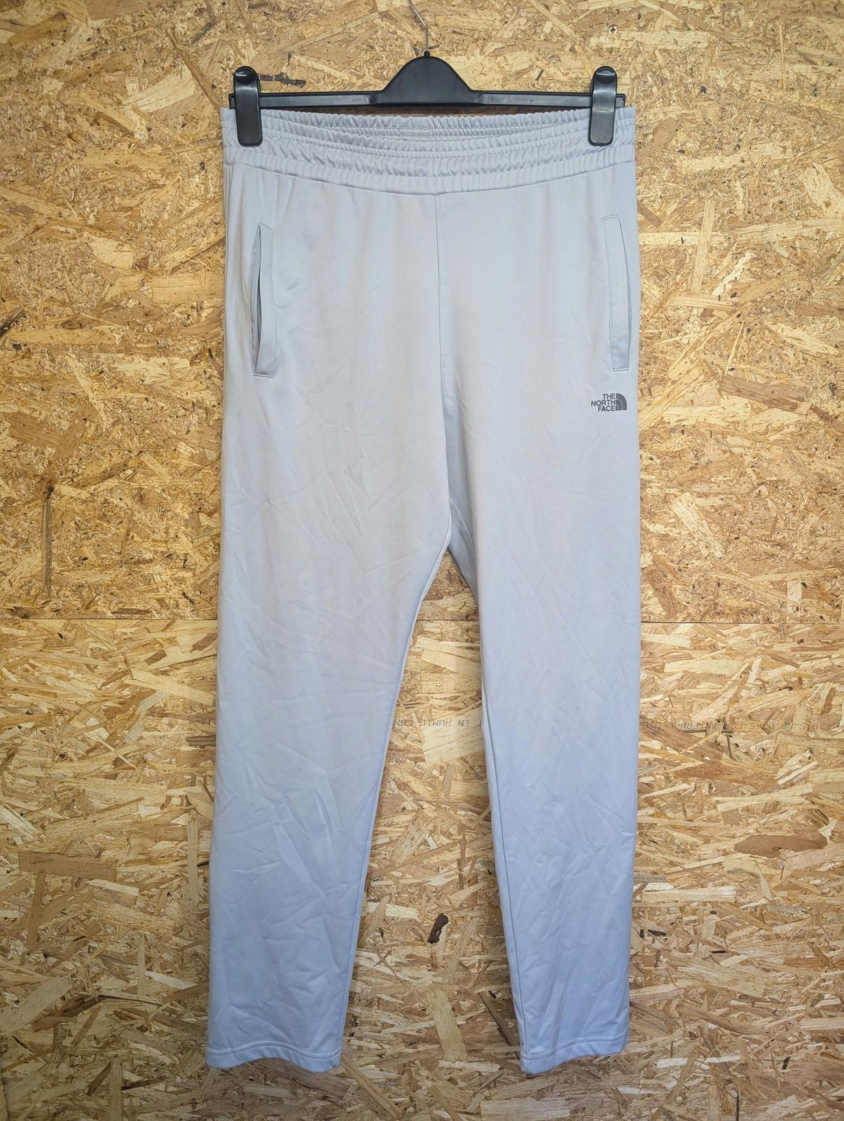 North Face Track Pants Medium Men Elastic Waist Grey Activewear Trackies Joggers