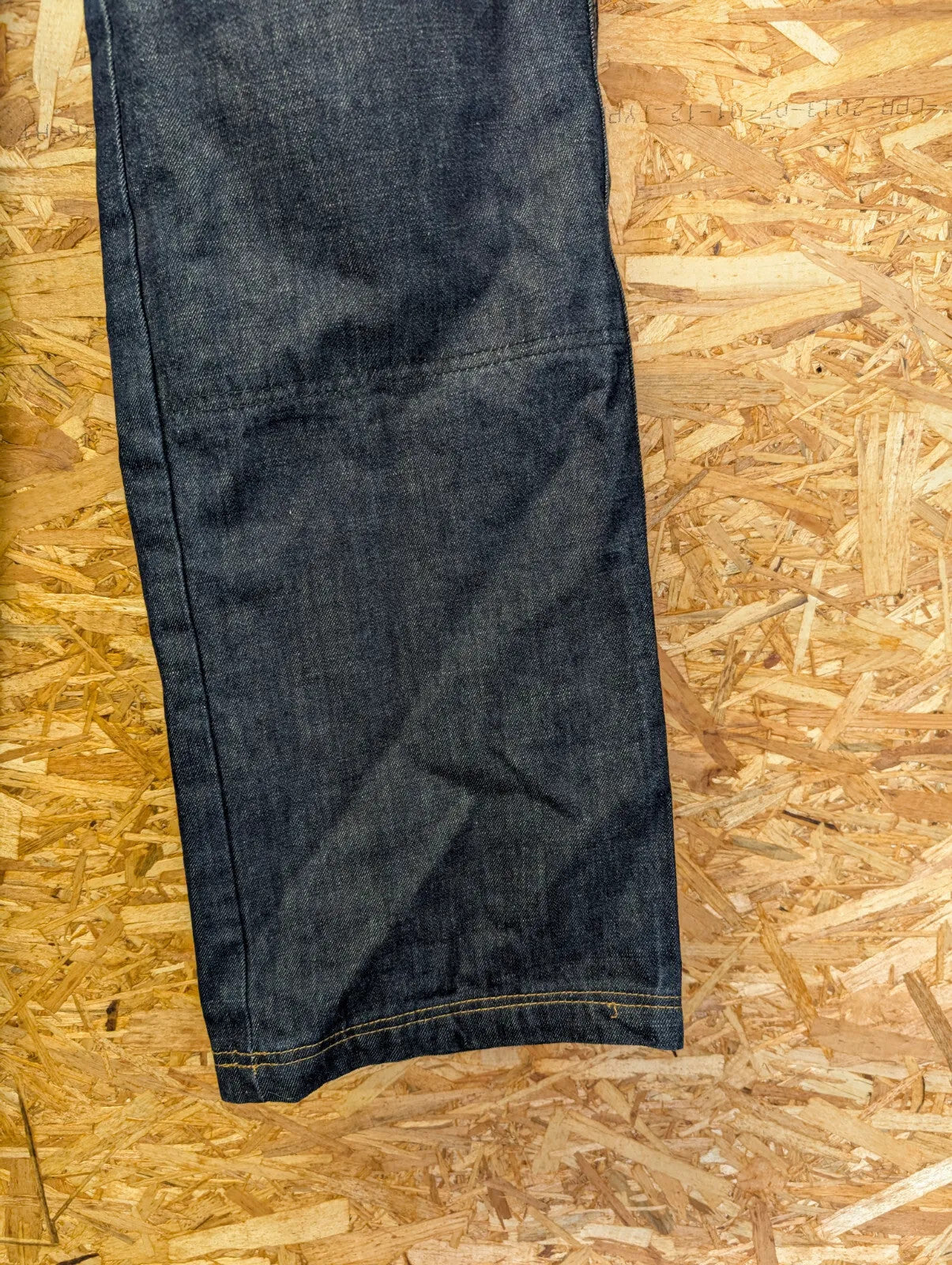Crane Motorcycle Jeans Mens W36 L34 Dark Blue Wash Denim Zip Fly Bike