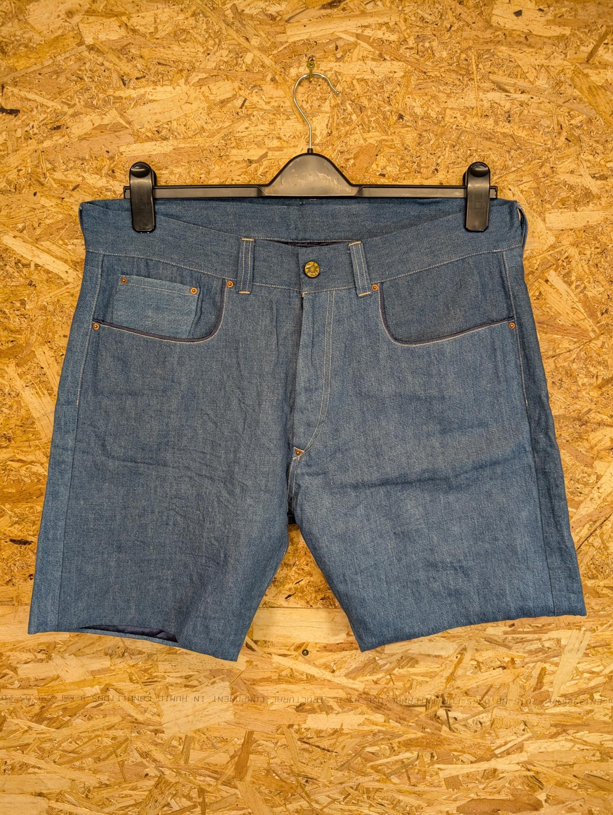 Levis RED Jean Shorts W32 Redline Selvedge Silk Lined Hemp Baggy Japanese Jorts