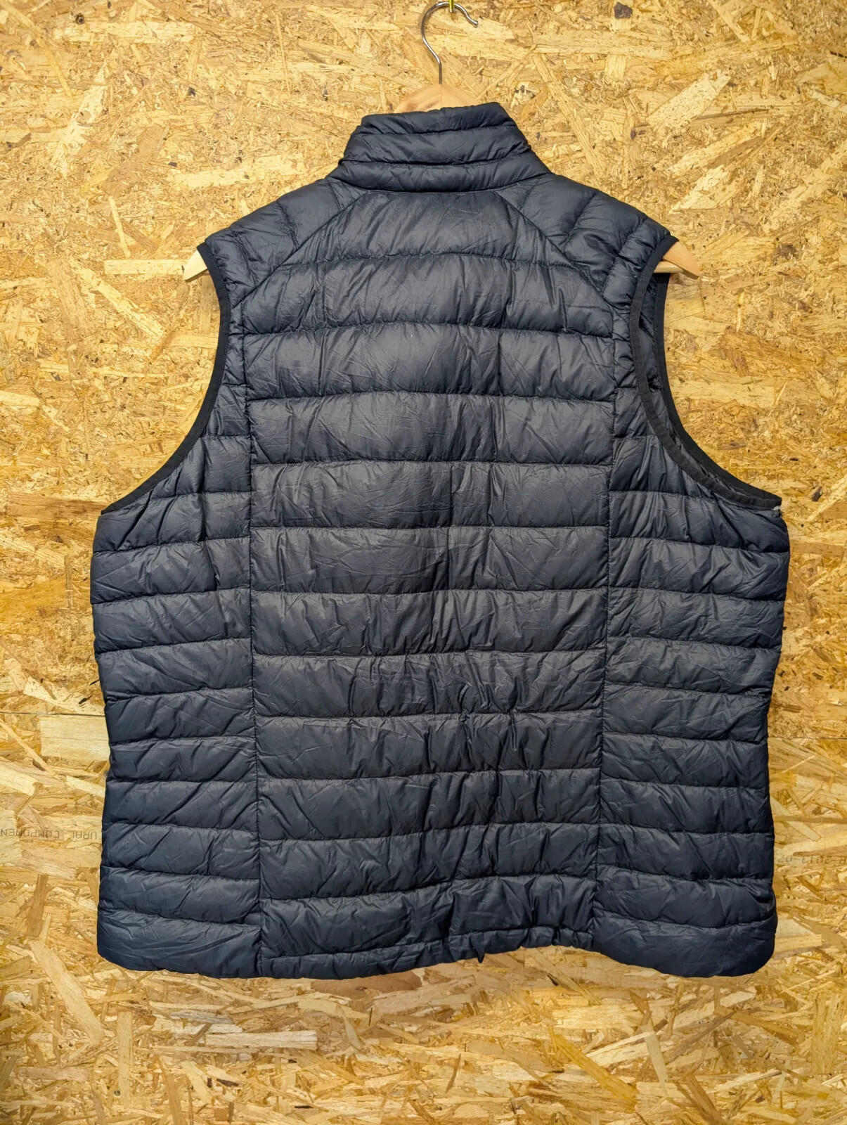 Patagonia Down Sweater Vest Womens XXL Black Full Zip Insulated Puffer Gilet