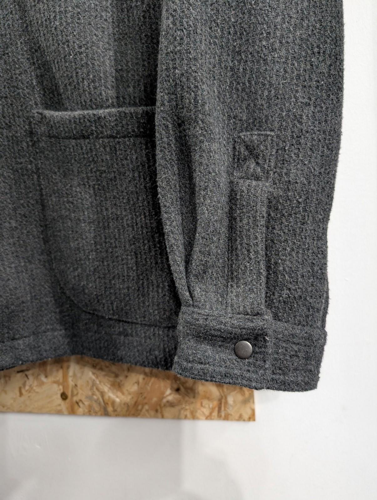 Folk Button-Up Chore Jacket Mens Size 3 Medium Casual Utility Charcoal Grey