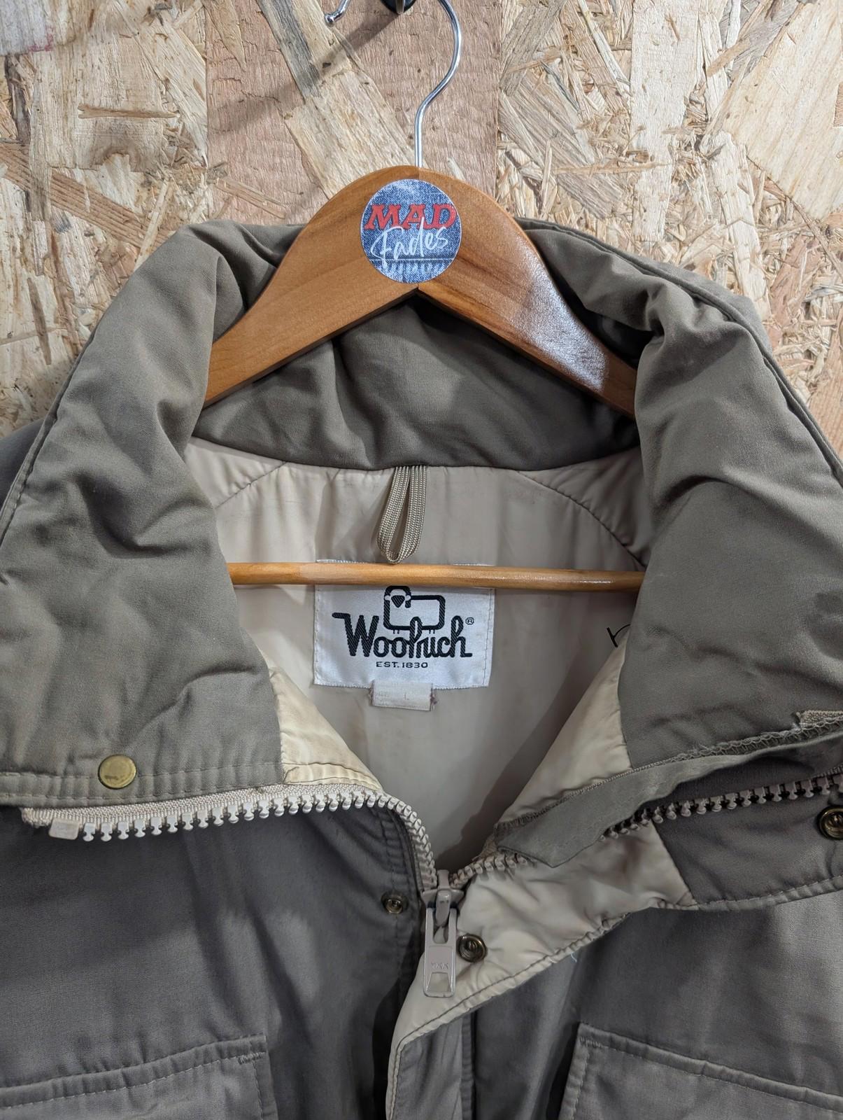 Woolrich Jacket XL Men Vintage 80s Military Beige Utility Chore Hunting USA Made