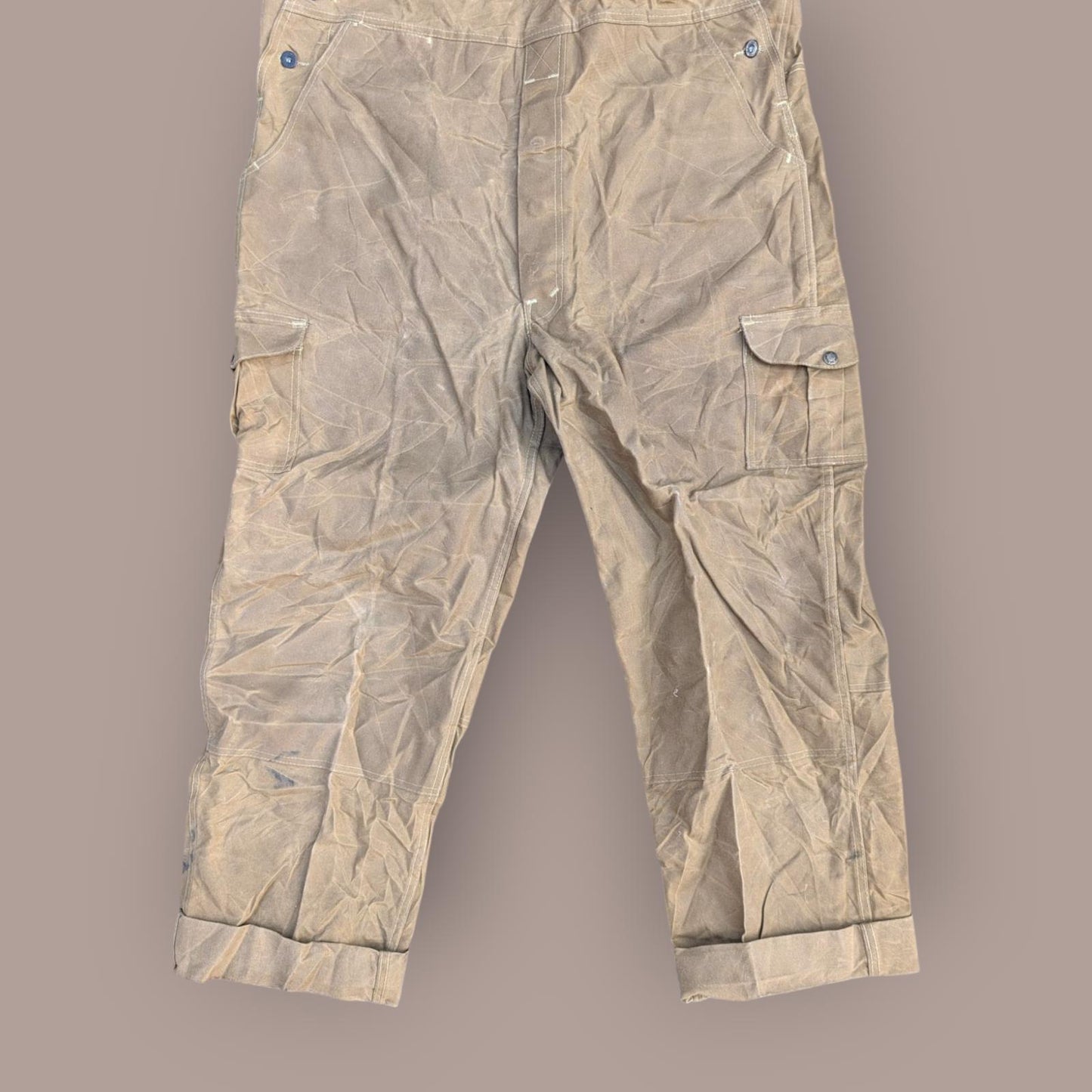 Filson Dungaree W42 Style 27 Double Tin Cloth Forestry Pantaloon Made In USA