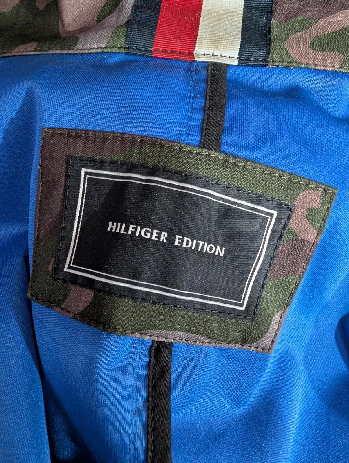 Hilfiger Edition Jacket Medium Camouflage Utility Waterproof Military Camo Green