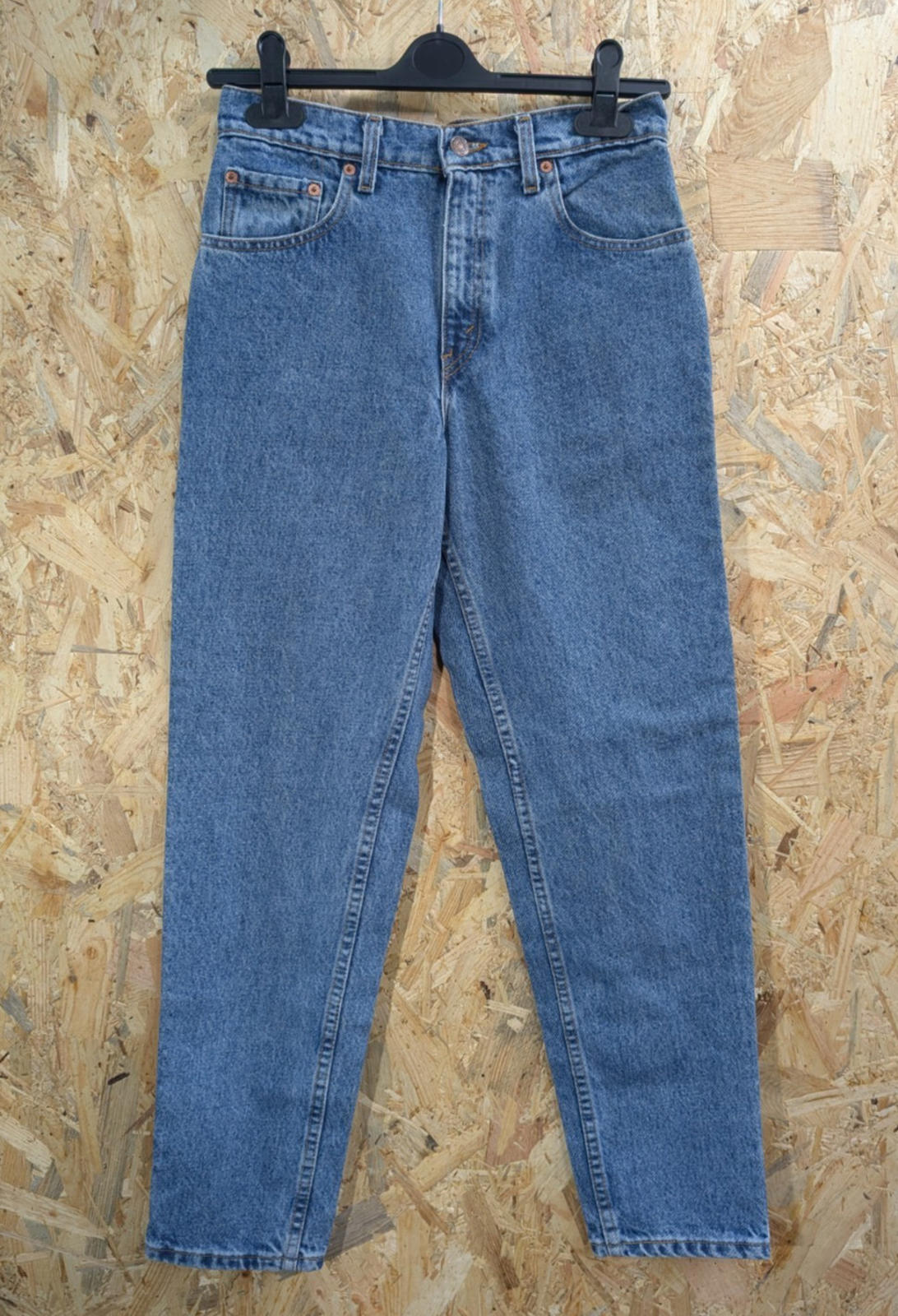 Levis 550 Jeans W28 L30 USA Made Vintage 90s Blue Denim Relaxed Fit Tapered Leg