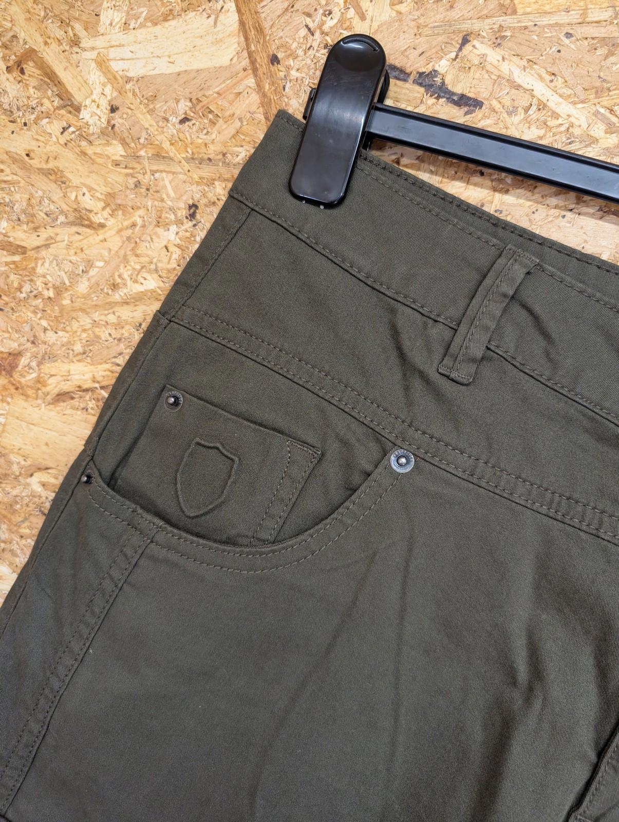 883 Police Mens W34 L30 Cargo Trousers Supernova Tapered Fit Khaki Green Slim