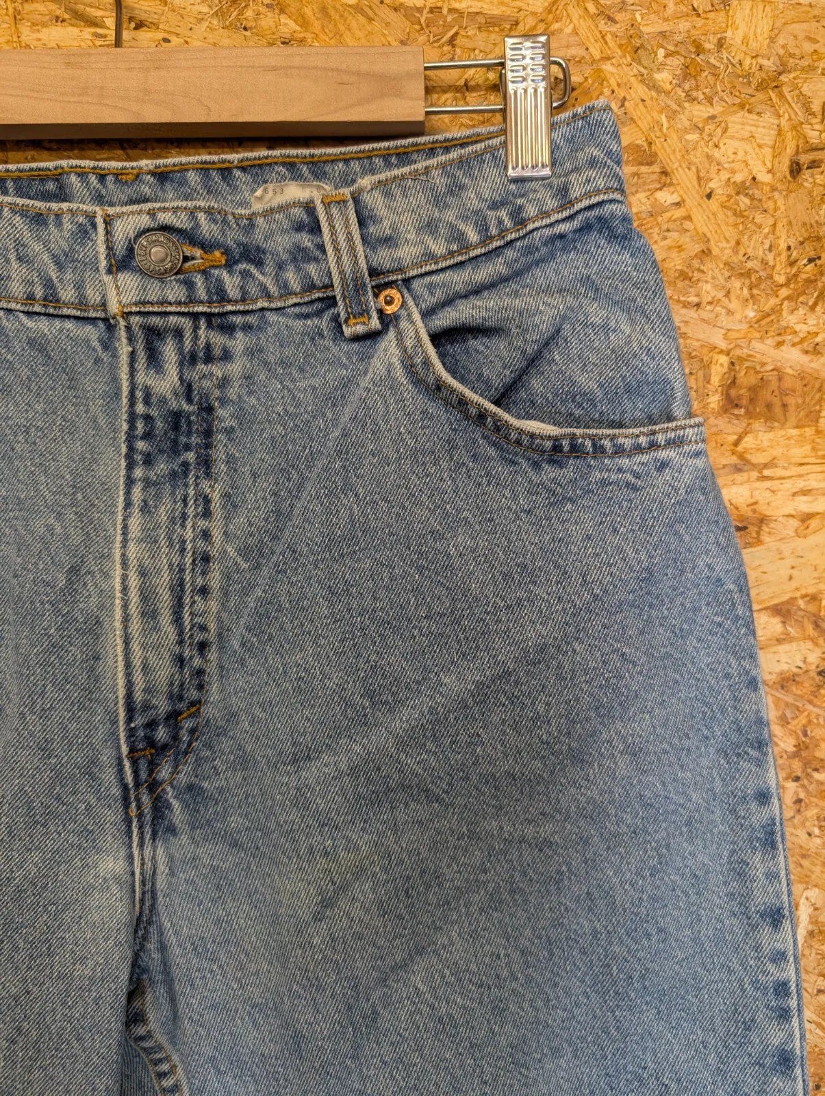 Levis 15951 Relaxed Fit Tapered Jeans W28 L25 Women High Waist Orange Tab 90s