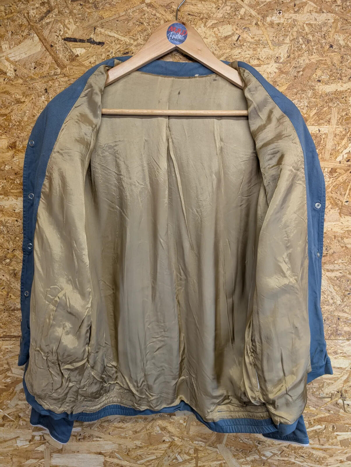 LVC Suburban Cowboy Jacket Mens Medium Blue Grey Western Levis Vintage Clothing
