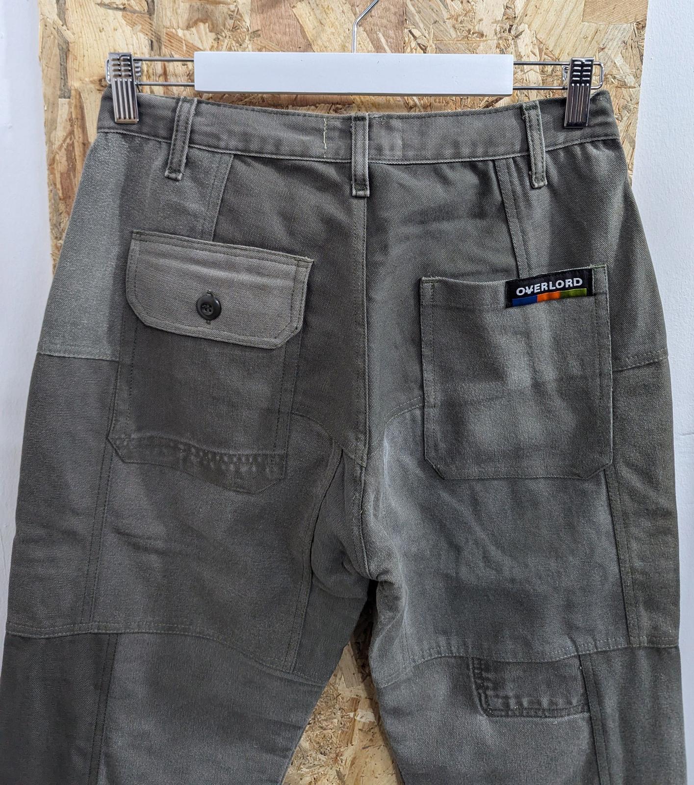 Overlord Clothing Skate Pants Mens W29 L30 Green Khaki Canvas Trousers Cargo