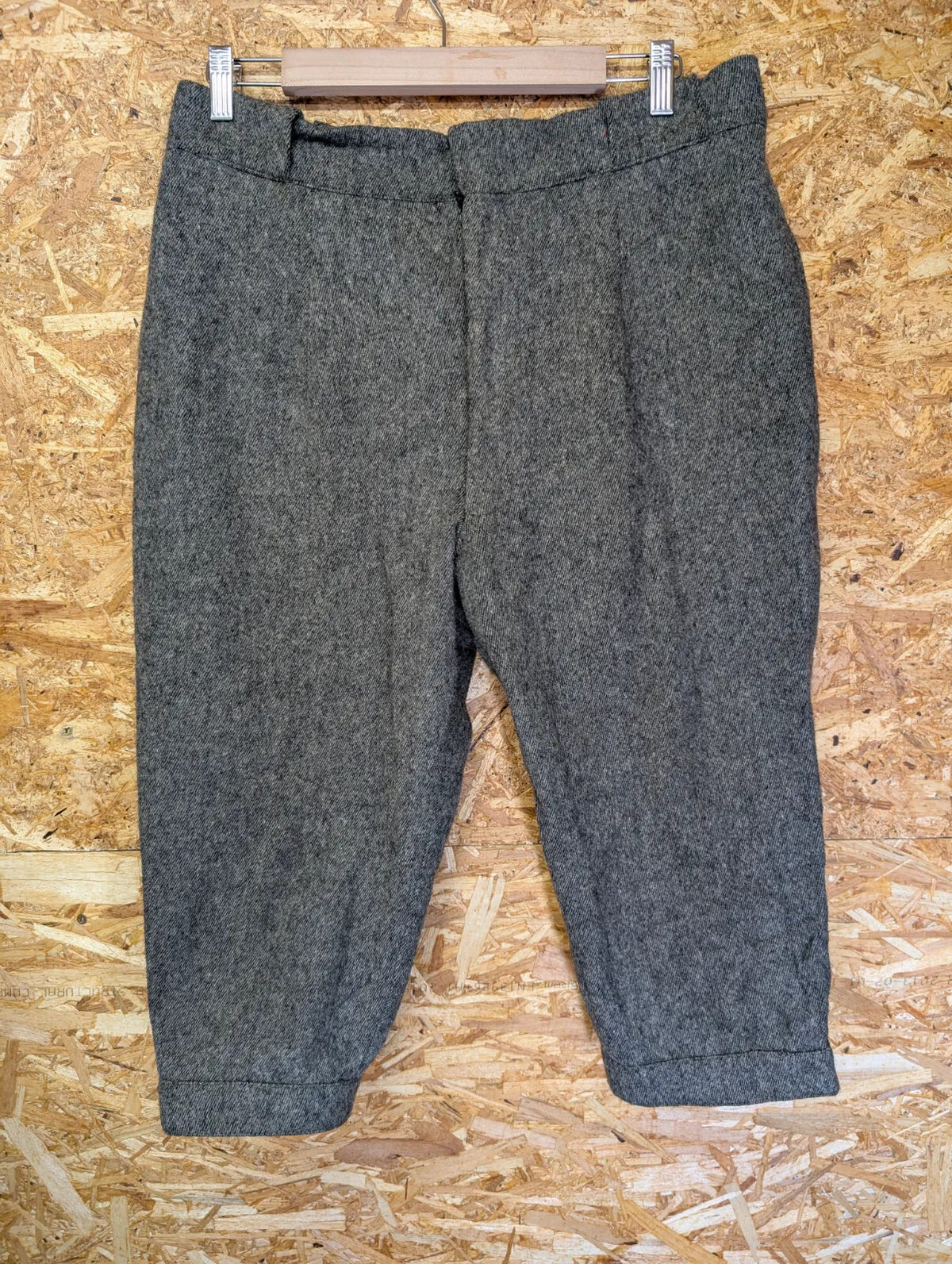 Vintage Woolrich Breeks Trousers Mens W32 Grey Herringbone Tweed 1912 Breeches