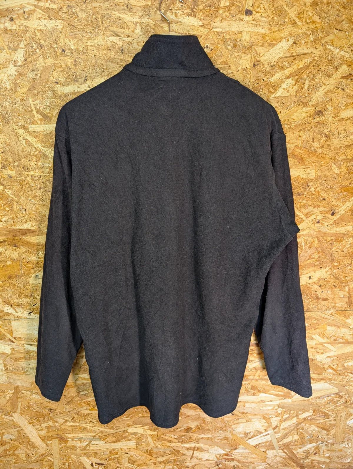 Patagonia Capilene 1/4 Zip Fleece Mens Large Black Hiking Walking USA Made 90s