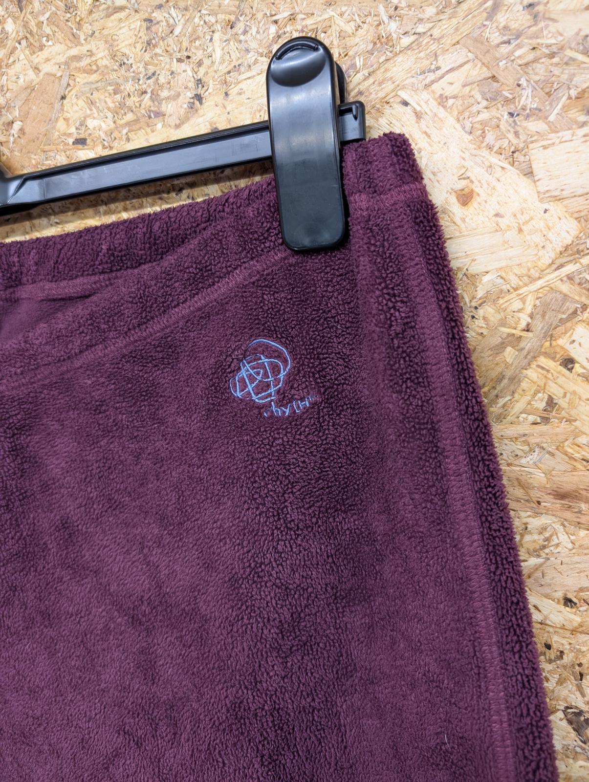 Patagonia Joggers Womens Medium Rhythm Fleece Pants Burgundy Red Purple