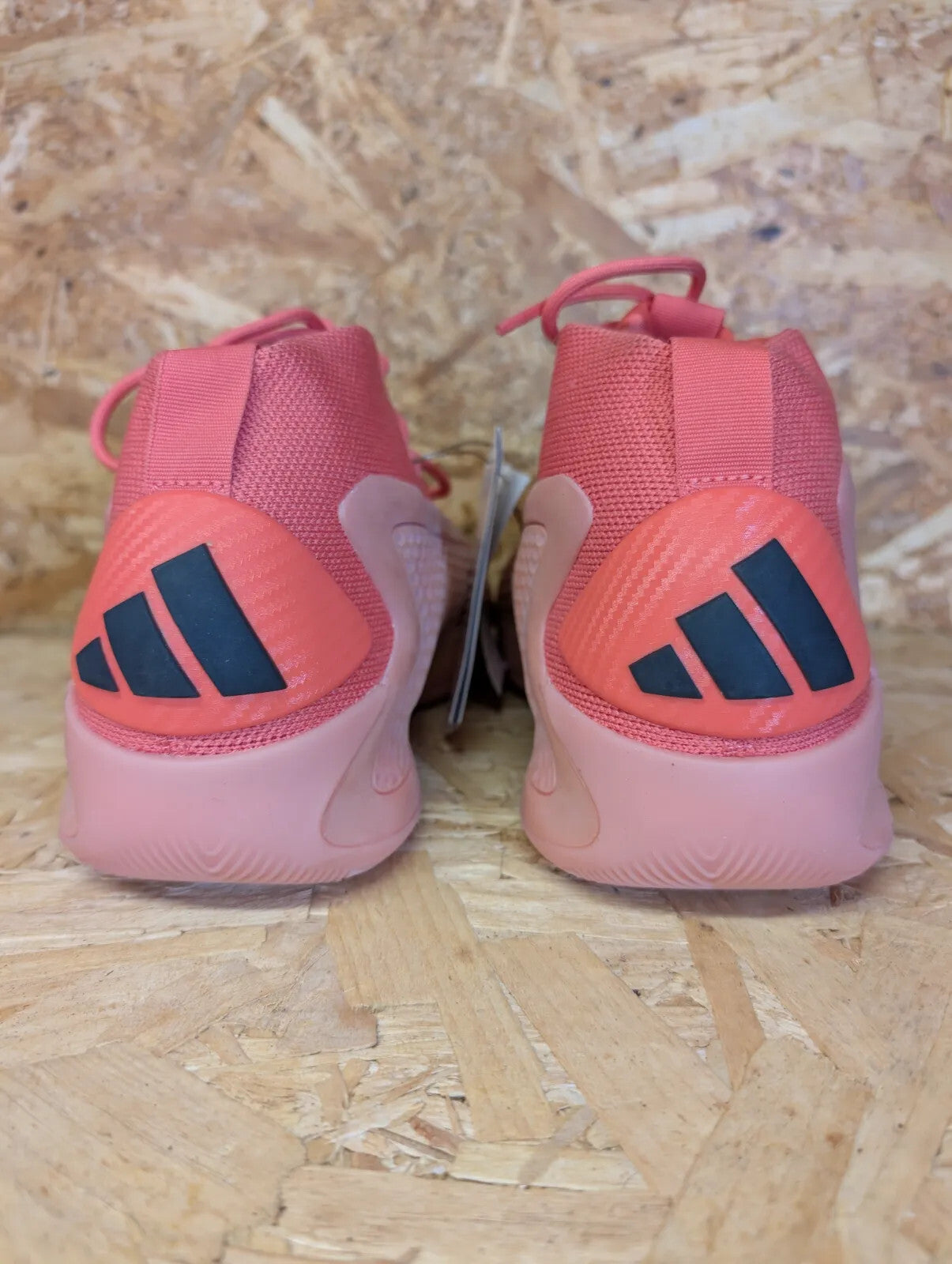 Adidas AE 1 Georgia Red Clay Basketball Shoes UK 8 Pink Coral Mid Tops NWT