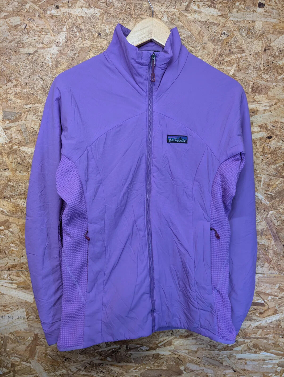 Patagonia Full Zip Jacket Womens Medium Purple Polyester Lightweight Pullover