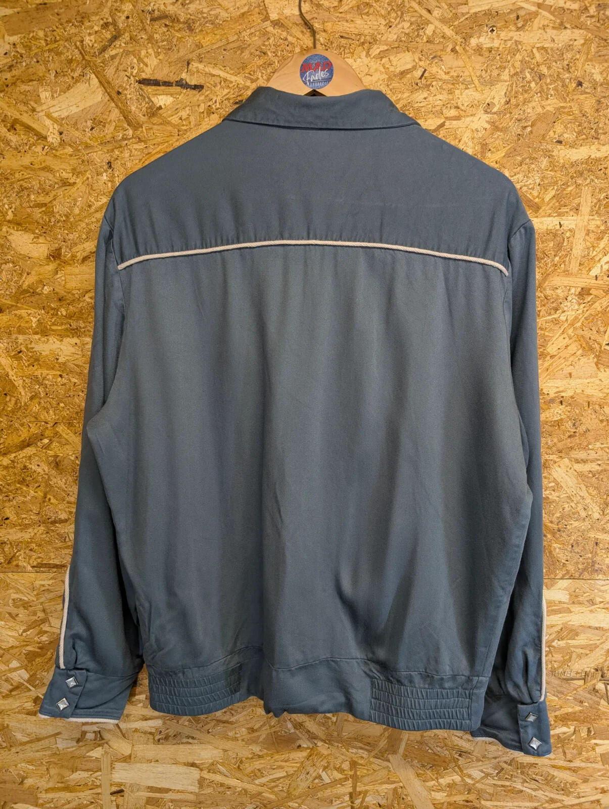LVC Suburban Cowboy Jacket Mens Medium Blue Grey Western Levis Vintage Clothing