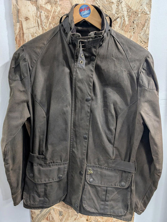 John Partridge Despatch Jacket Women's S Waxed Cotton Outdoor Brown