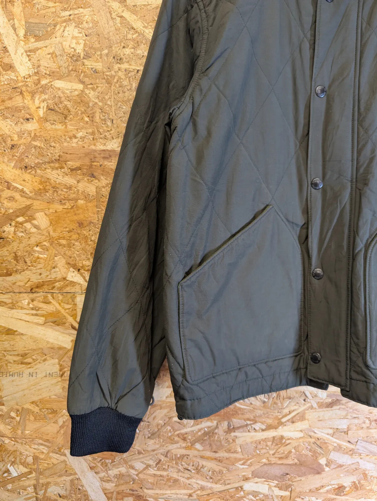 Filson Quilted Pack Bomber Jacket Mens Medium Dark Otter Green Padded Primaloft