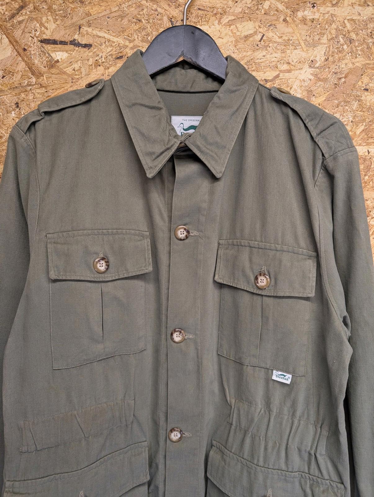Duxbak Workwear Jacket Medium Men Cotton Vintage Green Tactical Military Utility