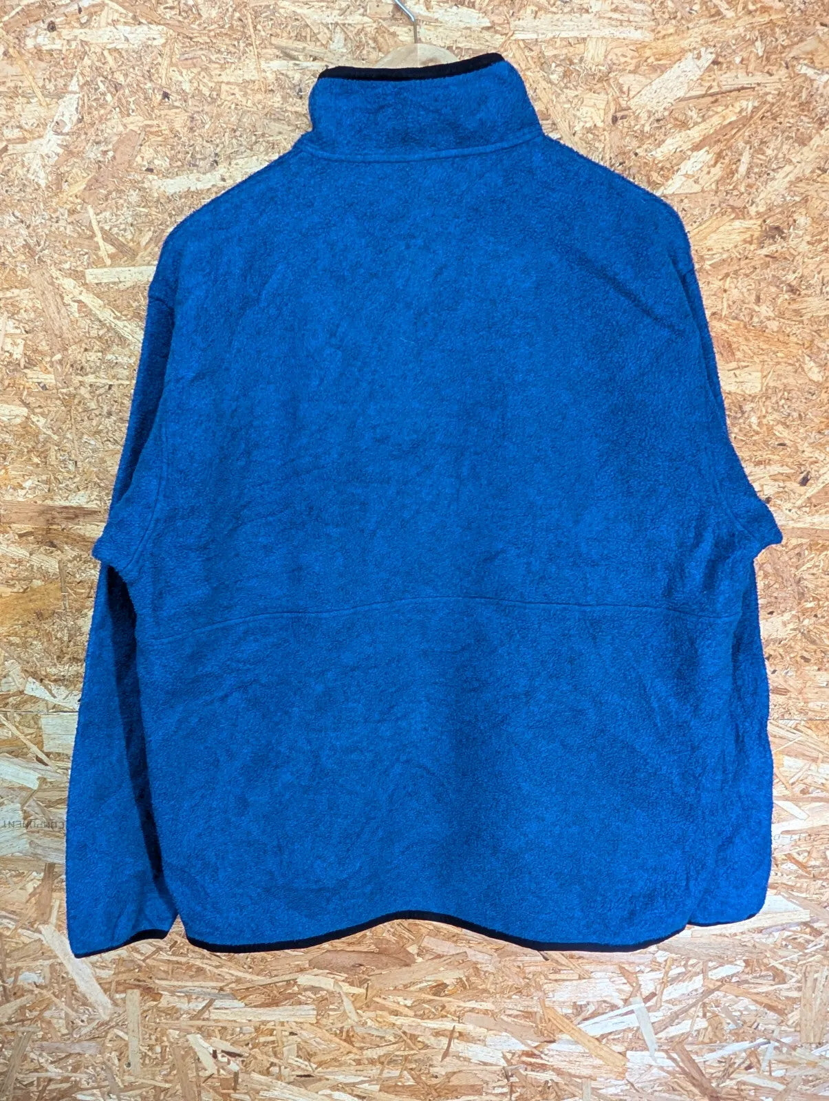 Vintage Patagonia Synchilla Marsupial Fleece Pullover Men Large Blue 1/2 Zip 90s