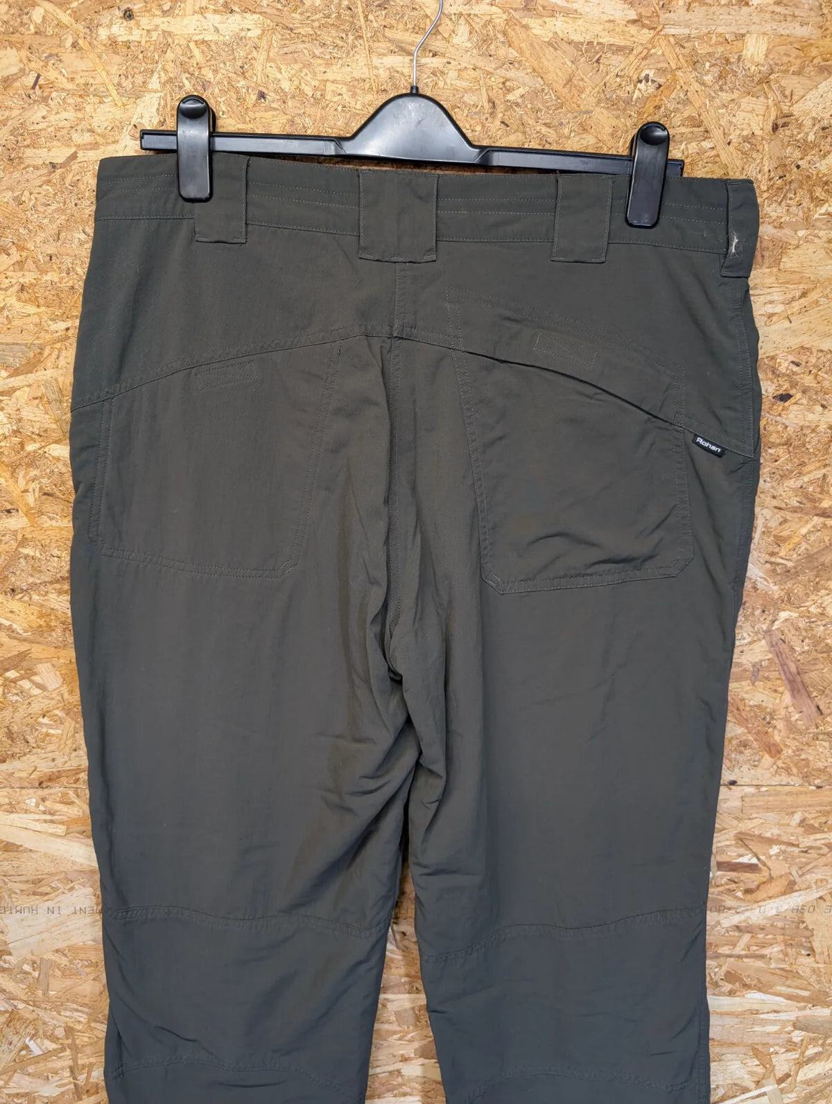 Rohan Snowline Trousers Mens W38 L34 Khaki Green Fleece Lined Hiking Walking