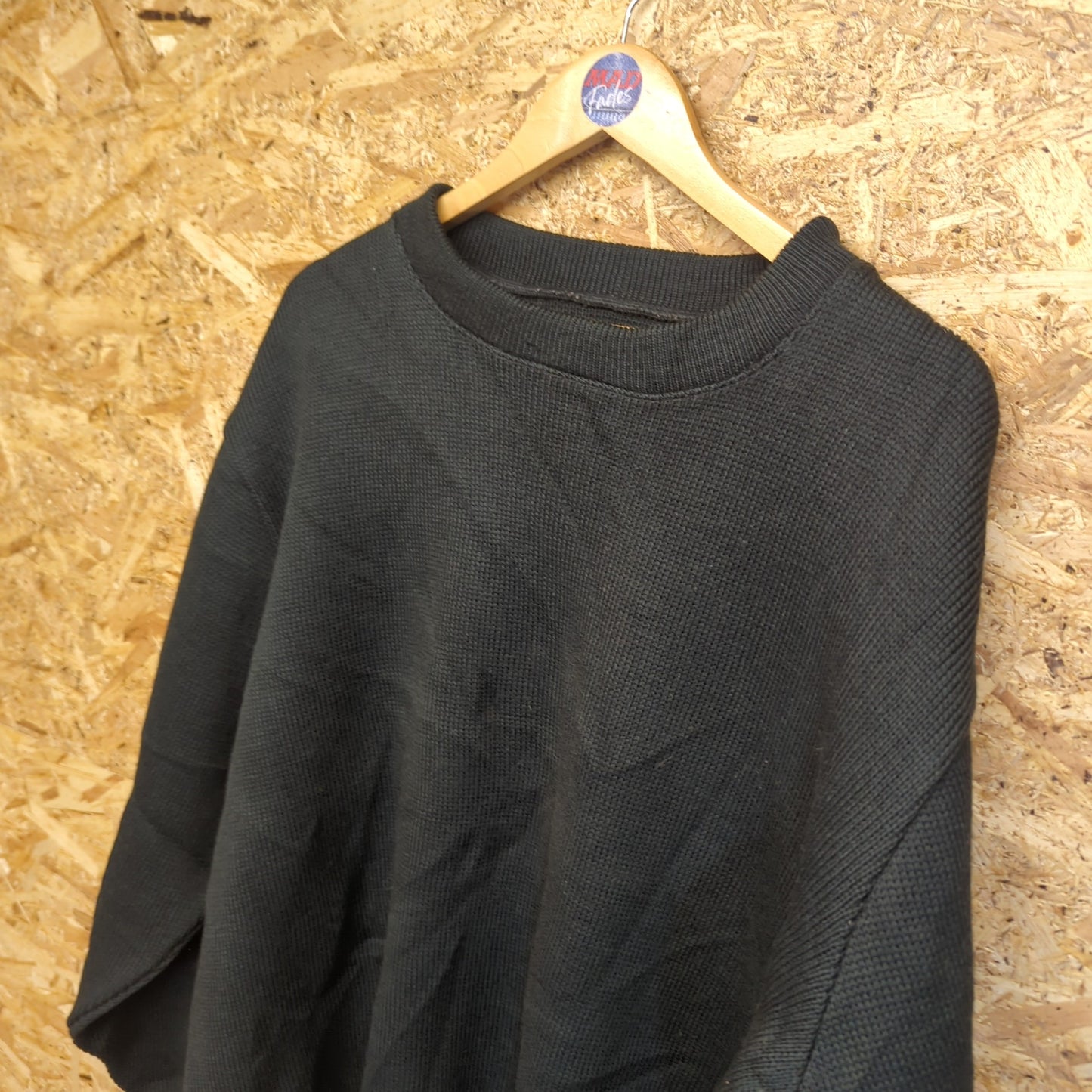 Filson Khaki 100% Wool Heavy Duty Crew Neck Jumper Guide Sweater USA Made XL