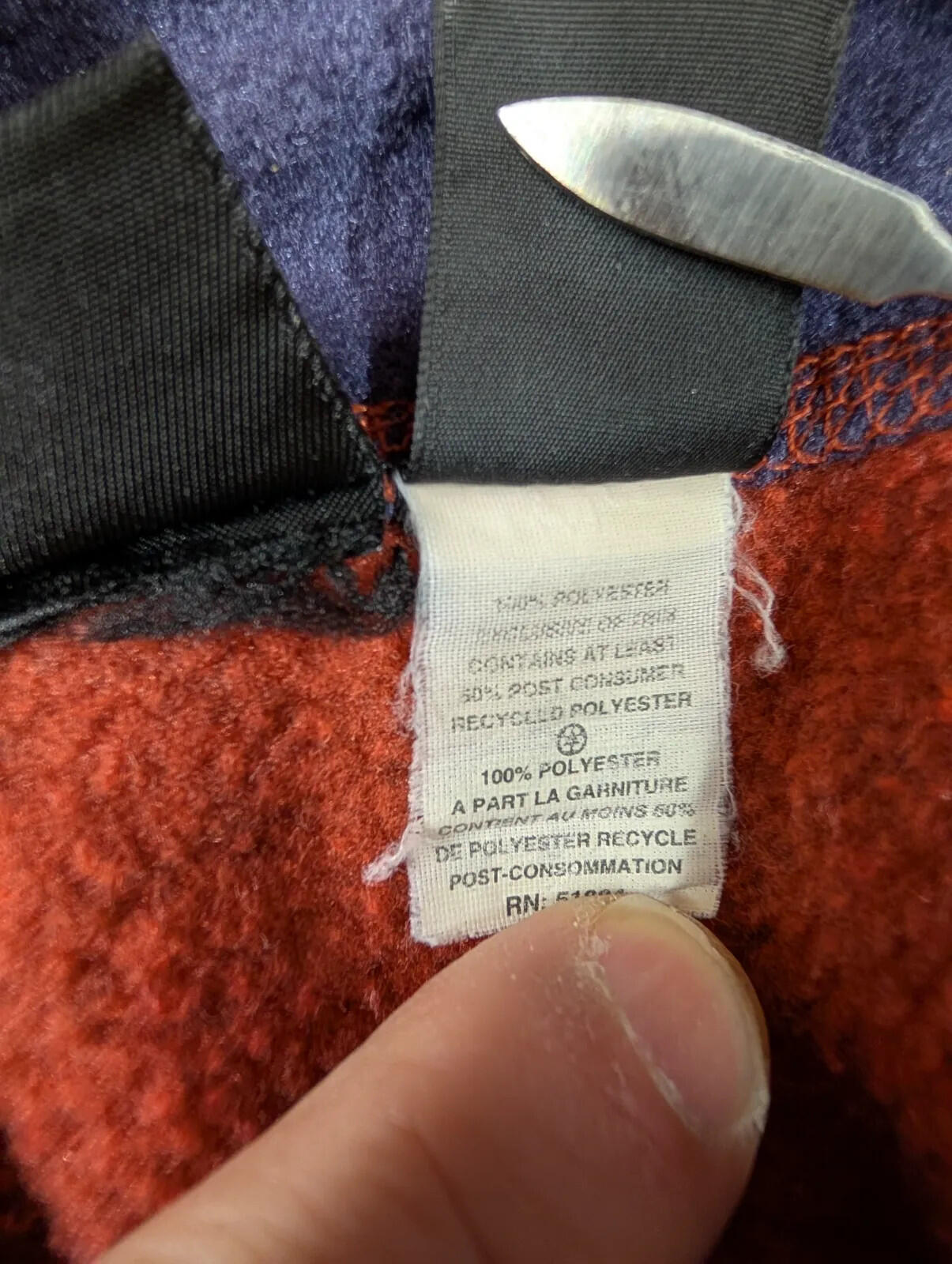 Vintage Patagonia Fleece Mens Medium Synchilla Pullover Orange Sweater USA Made