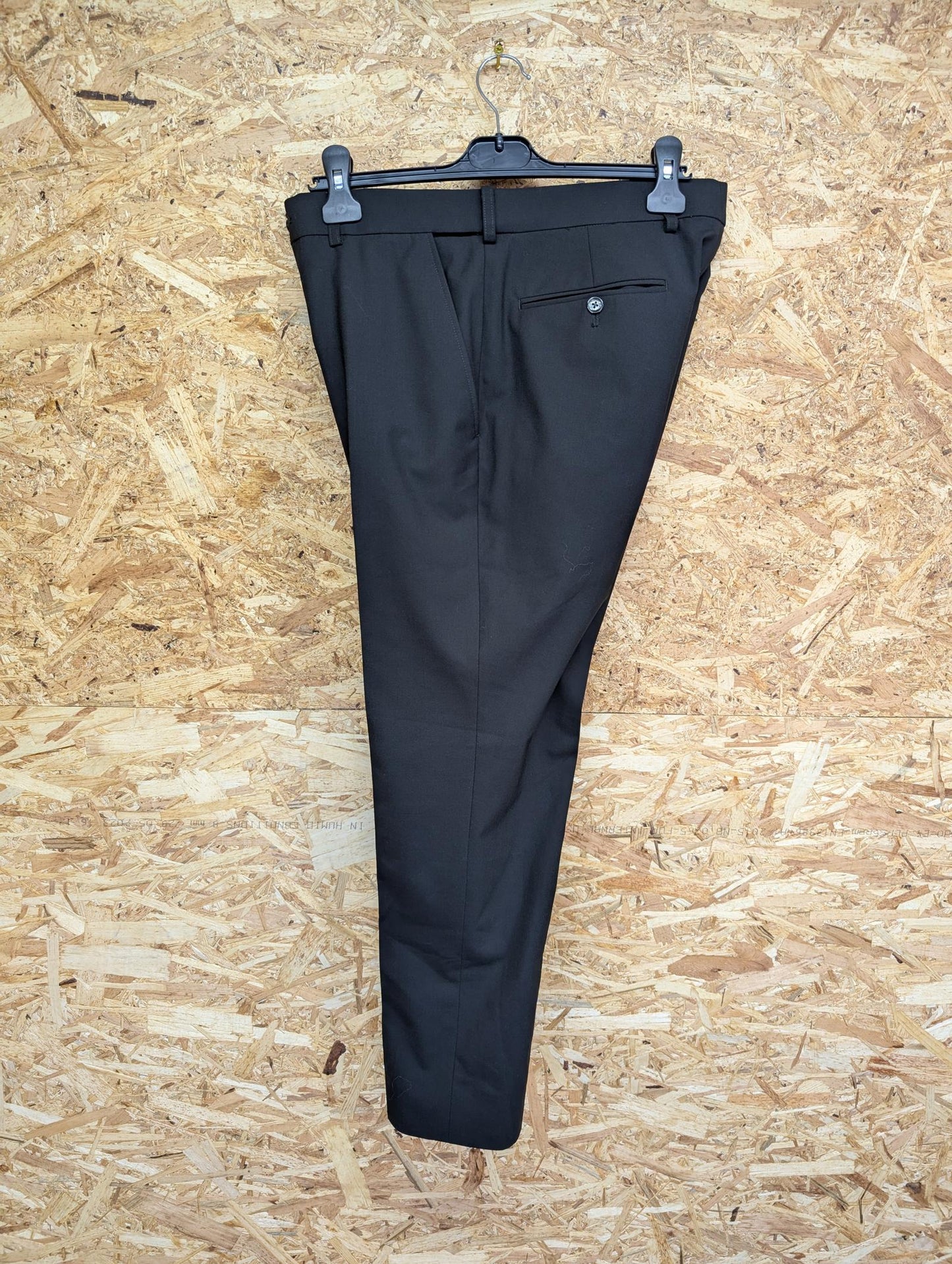 Herbie Frogg Mens W32 S Limited Edition Trousers Black Smart Formal Savile New