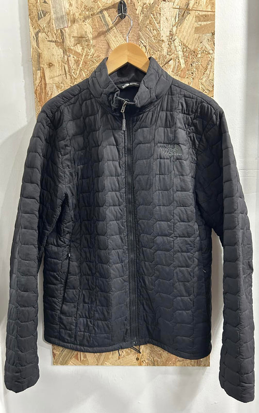 North Face Mens Size Medium UK TNF Thermoball Black Puffer Parka Jacket Puffa