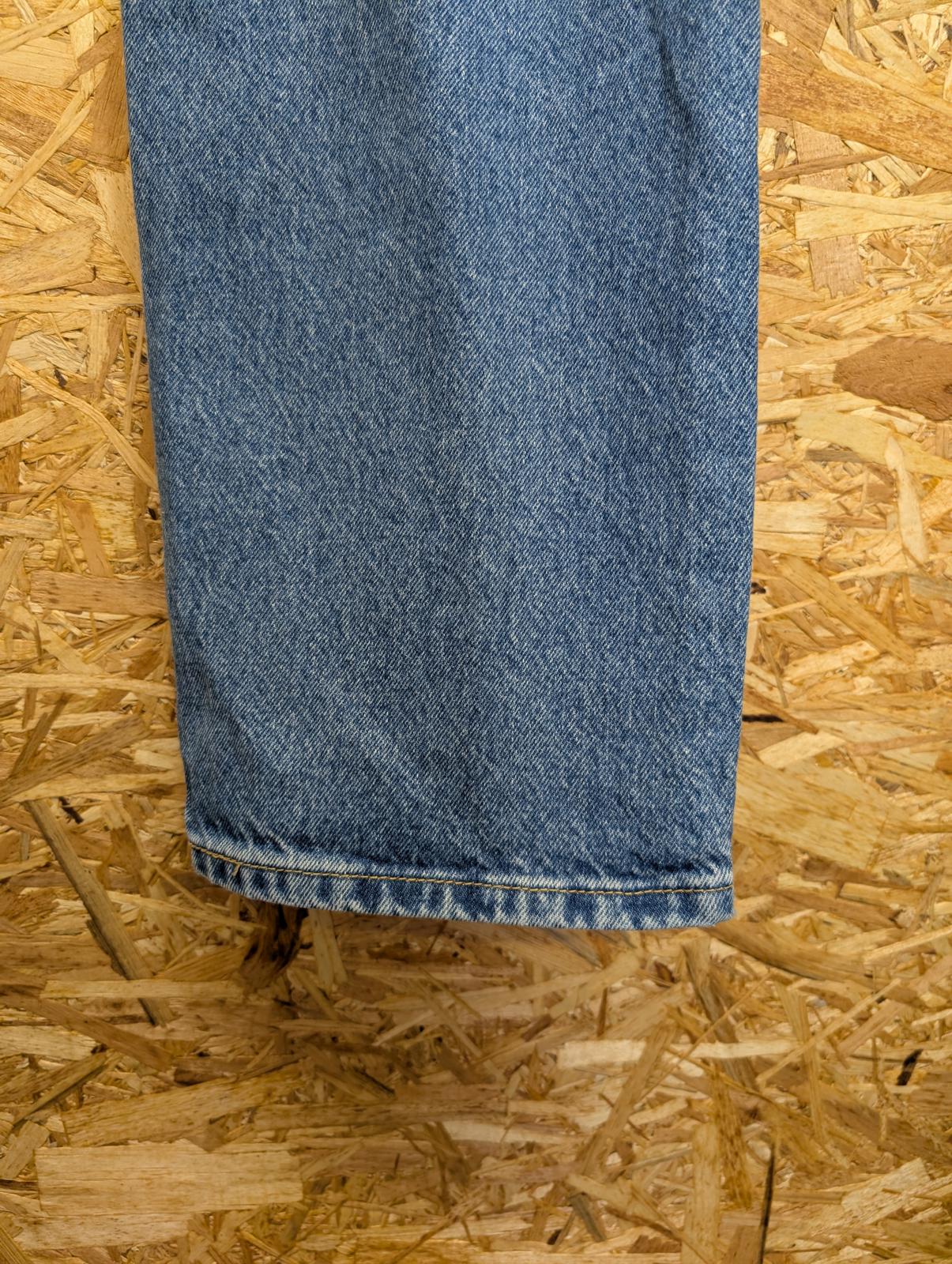 Levis 501 Jeans Womens Size 14-16 W34 L30 150th Anniversary Patchwork Blue