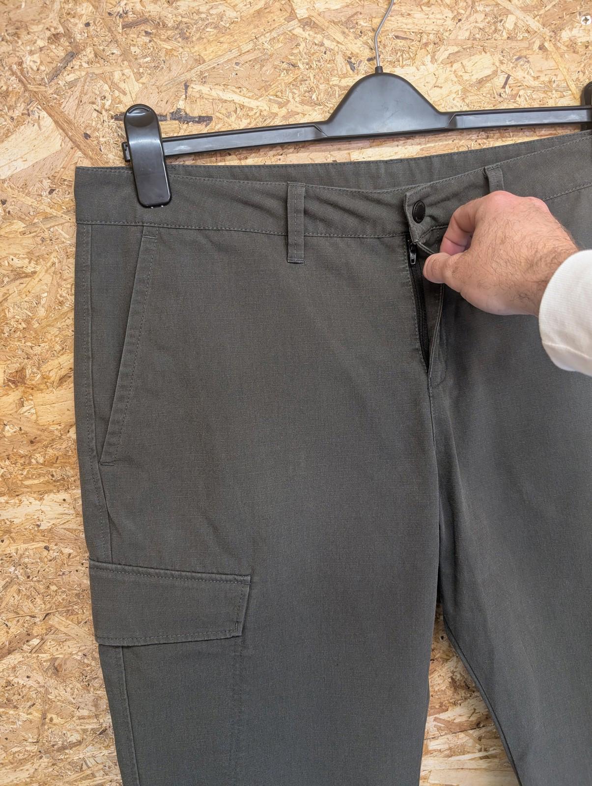 Jack Wolfskin Cargo Trousers W36 L33 Men Utility Ripstop Khaki Green Function 65