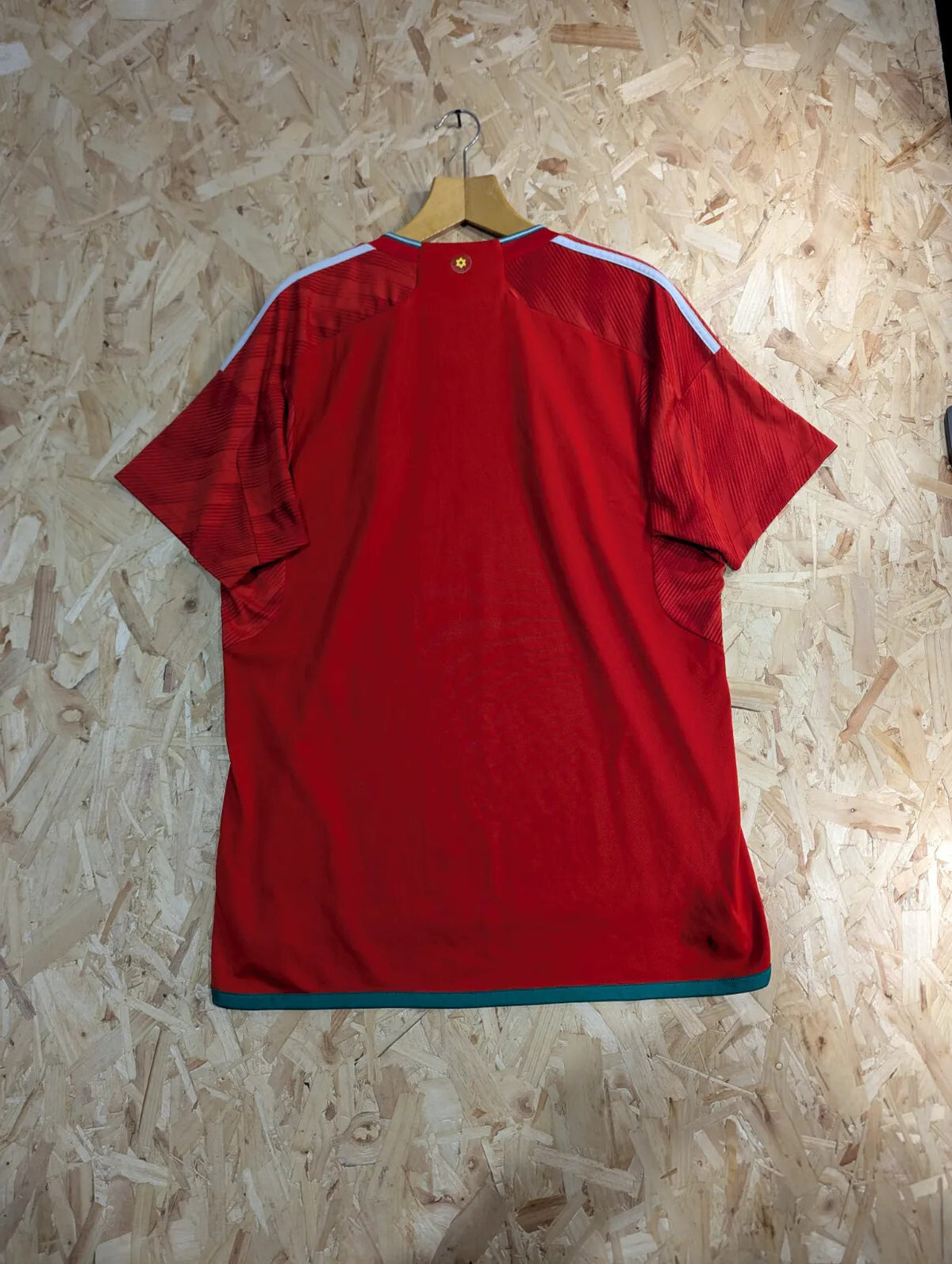 Wales Football Home Shirt Mens XL Adidas Red Short Sleeve 22–23 World Cup