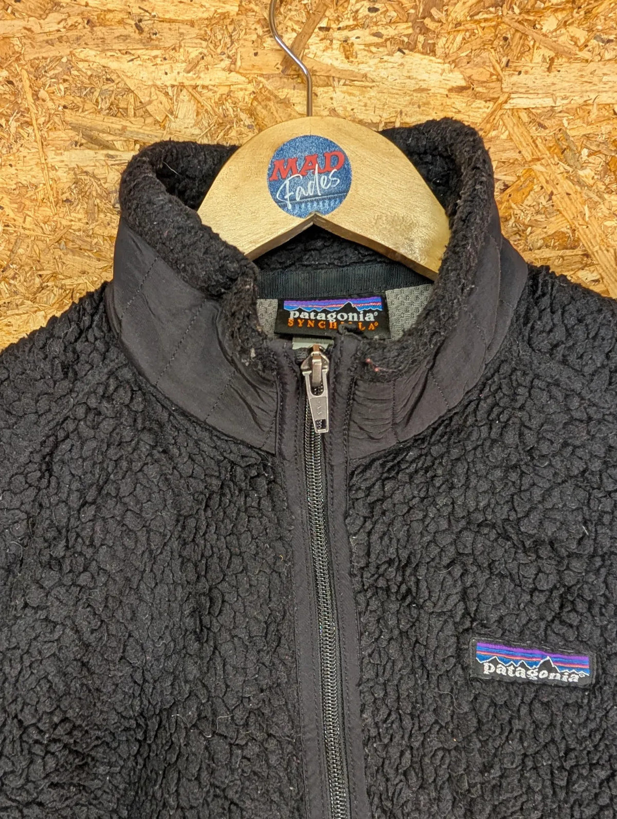 Patagonia Retro-X Fleece Jacket Womens XS Black Sherpa Synchilla Deep Pile Zip
