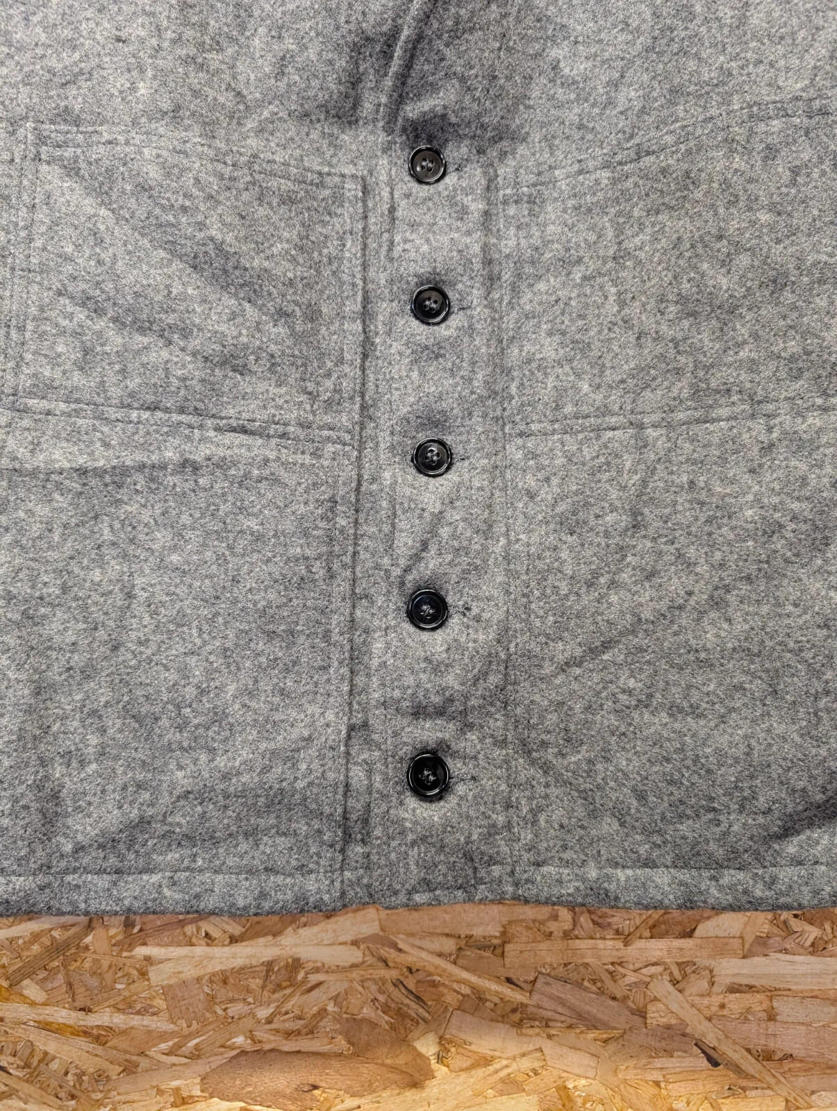Filson Mackinaw Wool Vest Men XL 44 Heather Grey Gilet USA Pocket USA Body Thick
