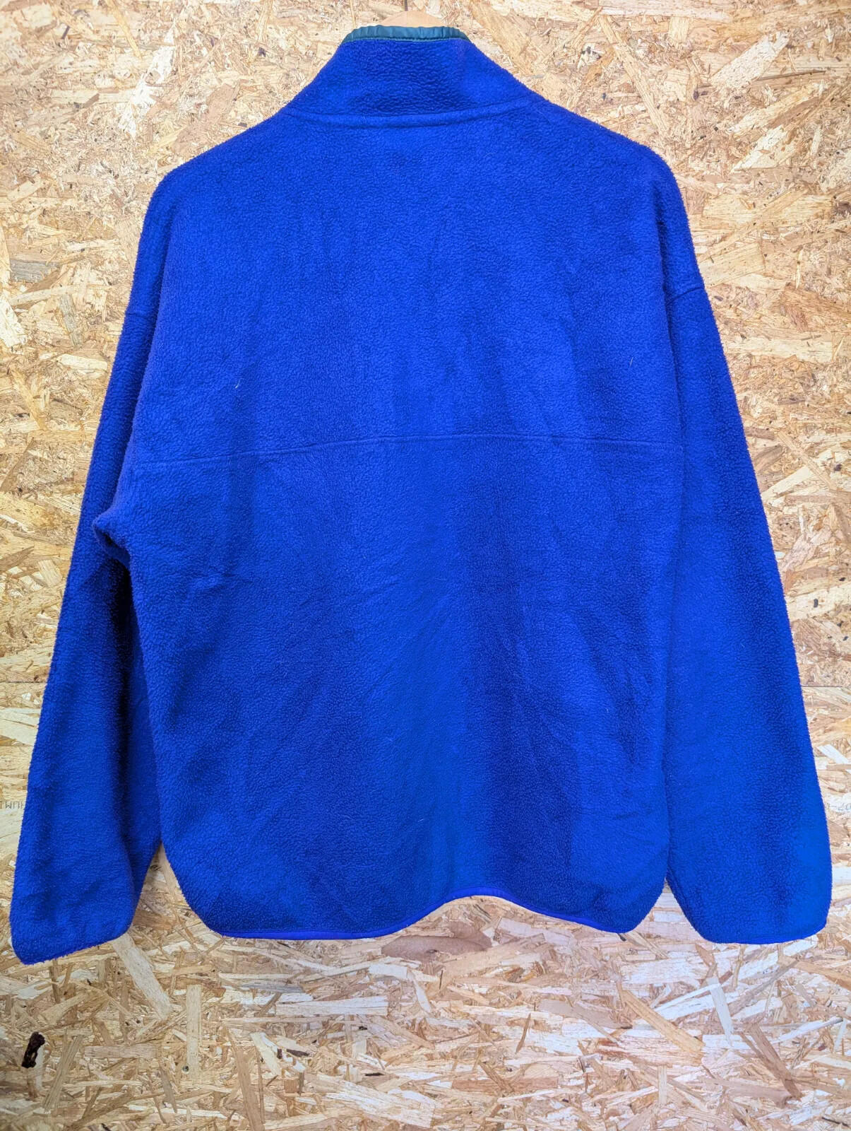 Vintage Patagonia Fleece Pullover Mens Large Blue Purple Snap-T Hiking Walking