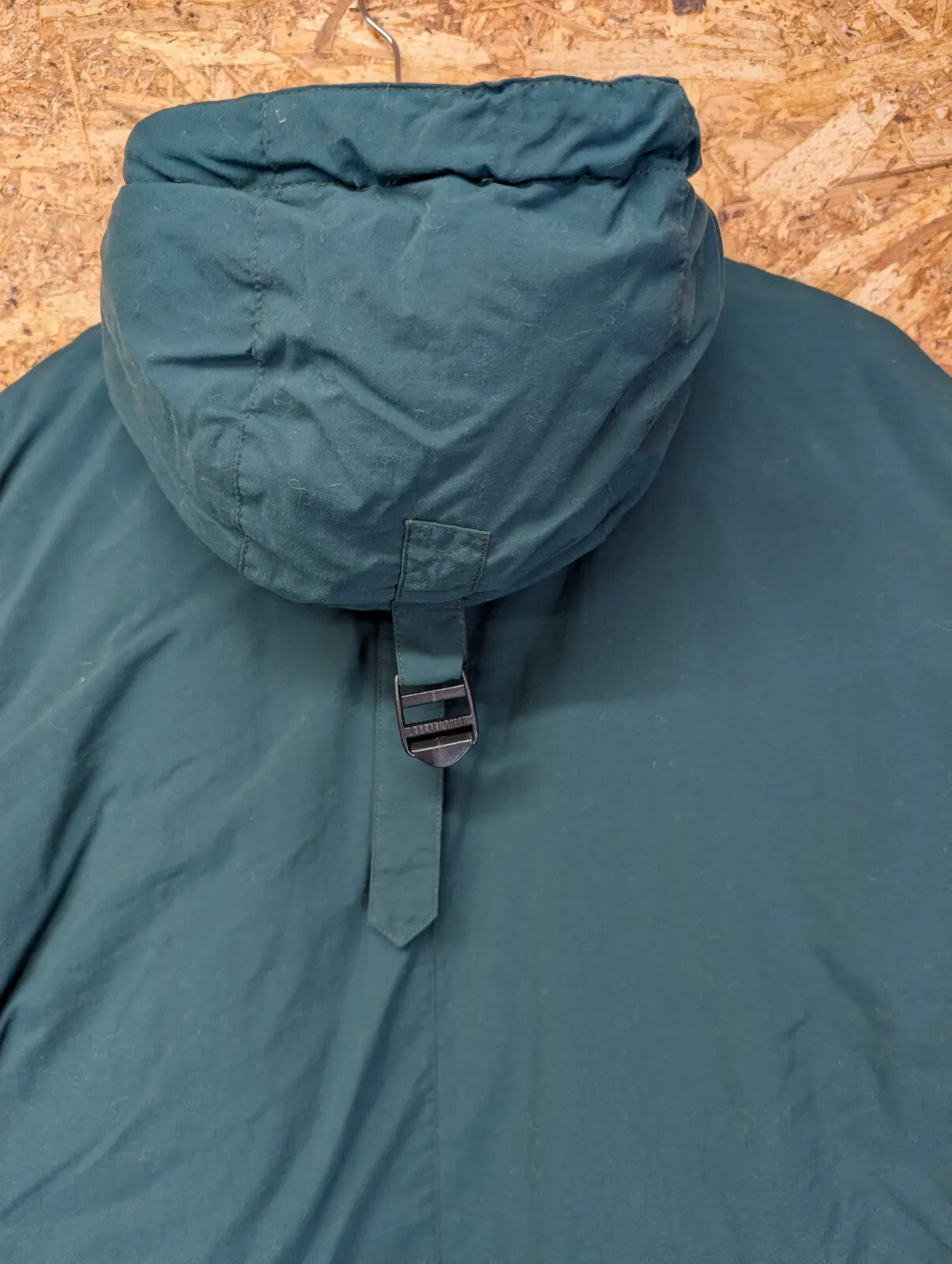 Penfield Hooded Fishtail Parka Mens Medium Teal Puffer Feather Down Vintage 90s