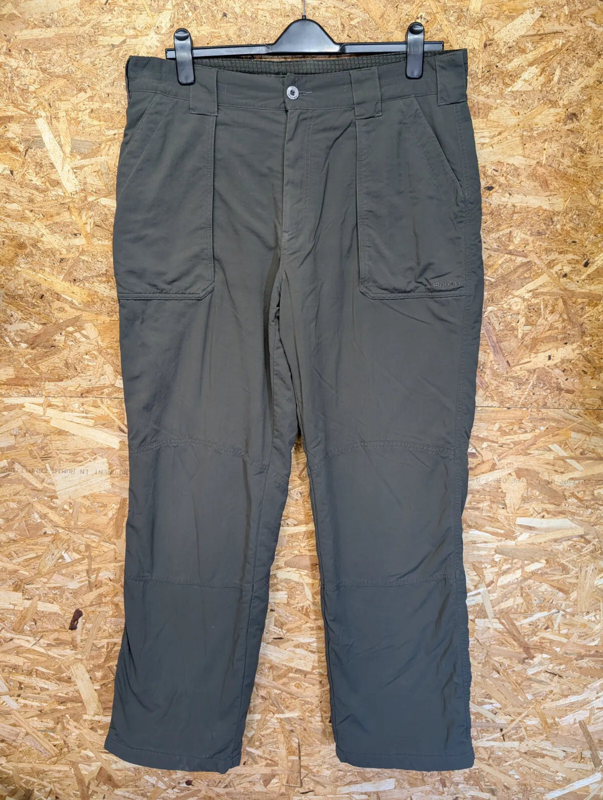 Rohan Snowline Trousers Mens W38 L34 Khaki Green Fleece Lined Hiking Walking