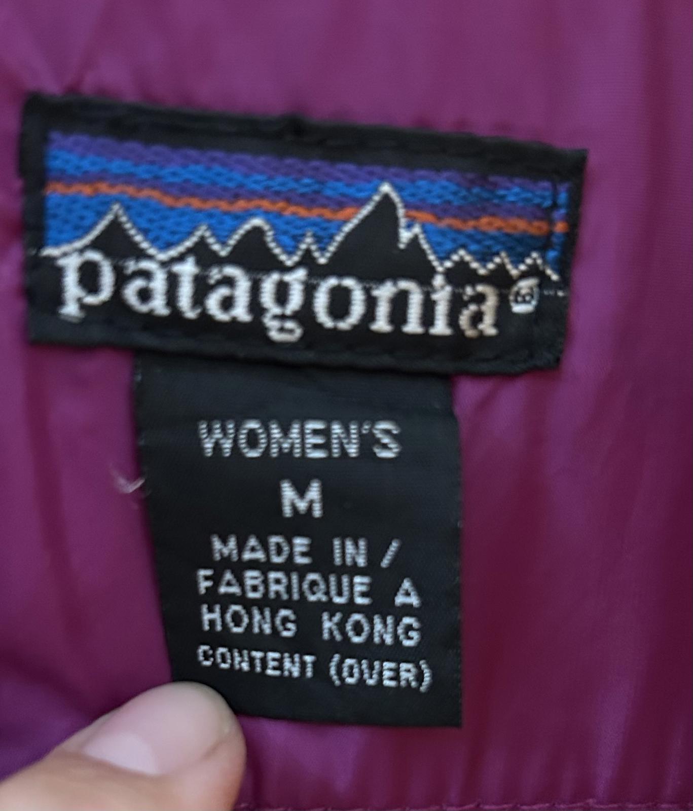 Vintage 90s Patagonia Ski Jacket Womens Medium Made In USA Purple Orange