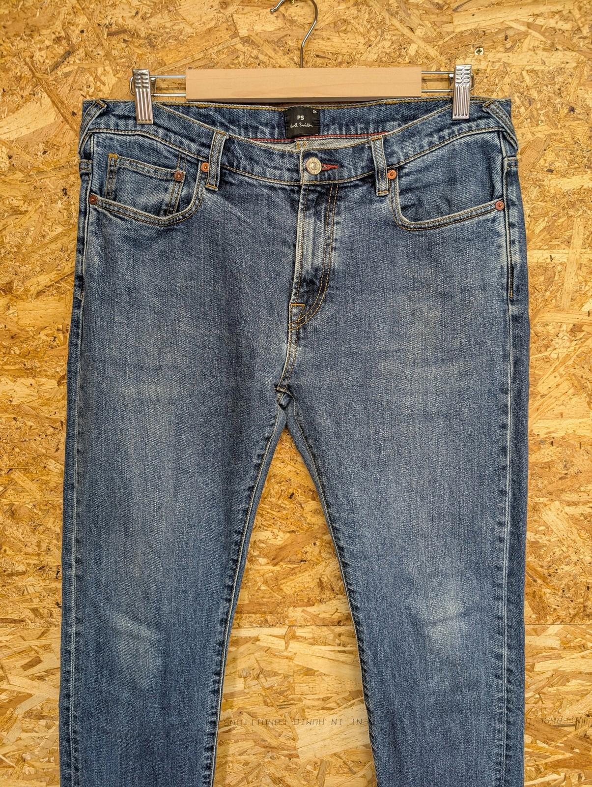 Paul Smith Slim Fit Jeans W34 L31 Men Mid Wash Denim Classic Blue Oi Polloi