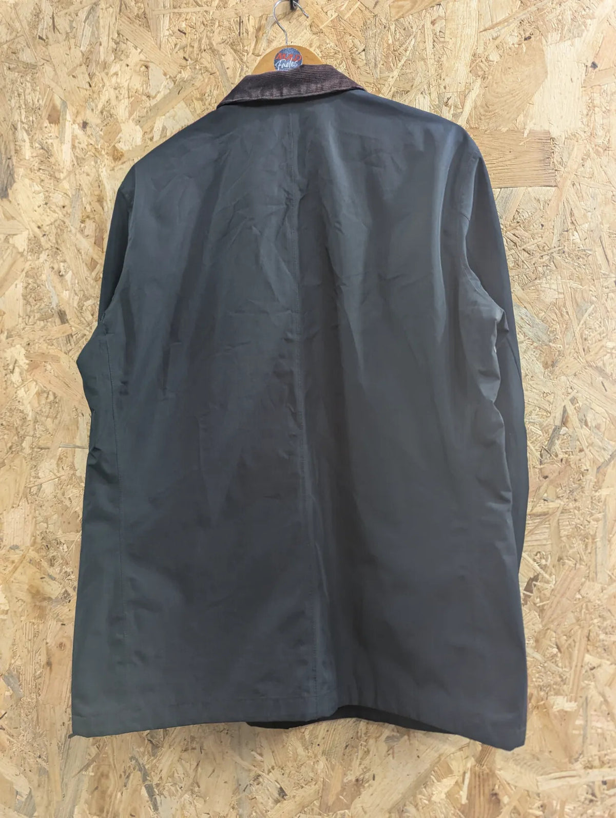 Barbour Severn Rain Jacket Mens Large Navy Blue Waterproof Breathable Anorak