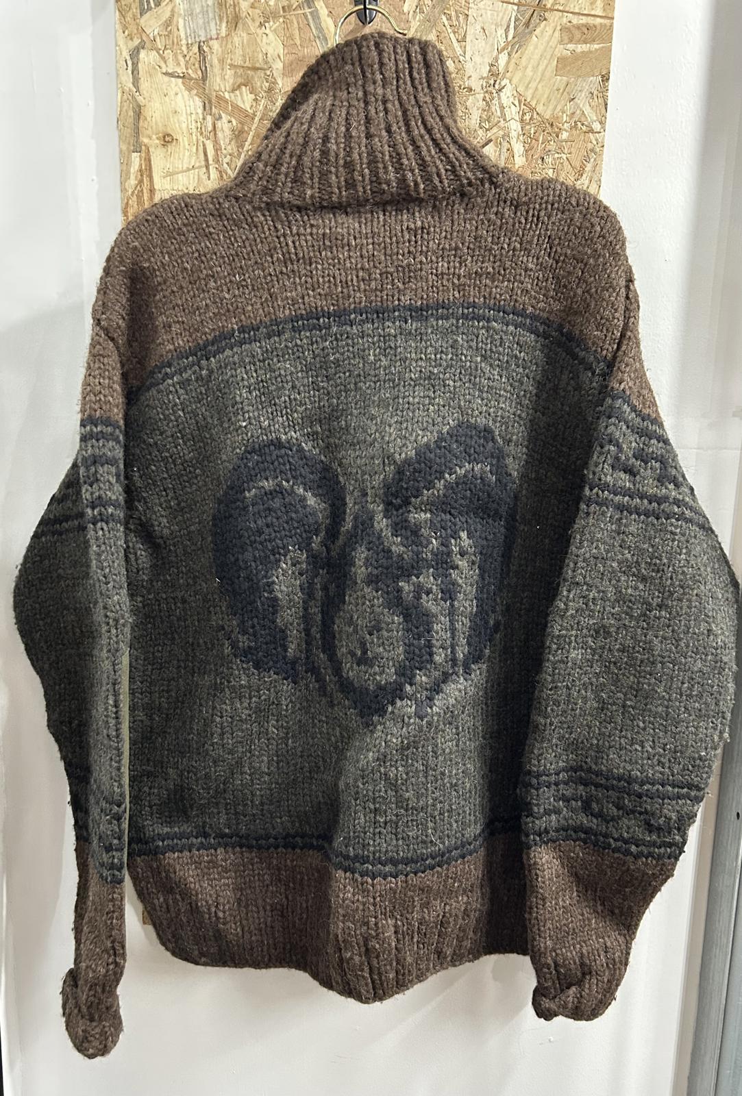 Filson Knitted Mens Large Limited Edition Wool Cowichan Cardigan Jumper