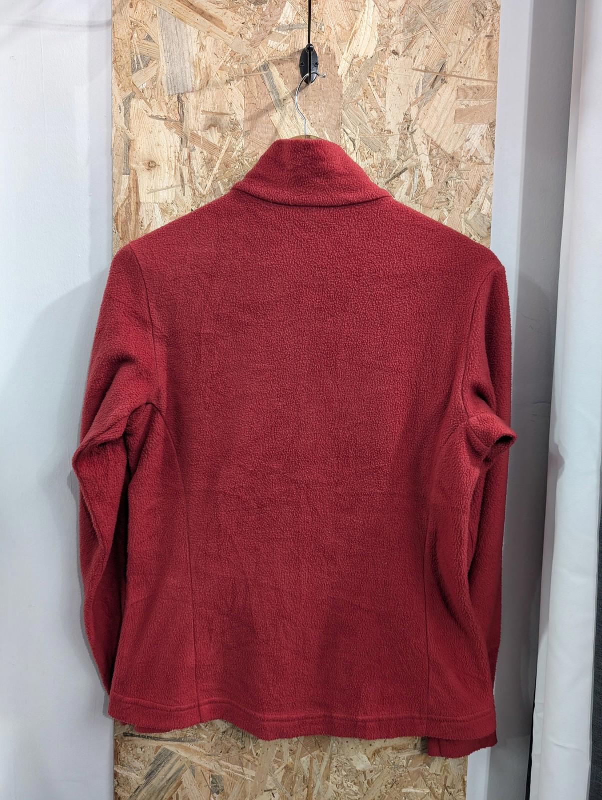 Patagonia Fleece Jacket Small Women Full Zip Red Lightweight Full Zip Hiking