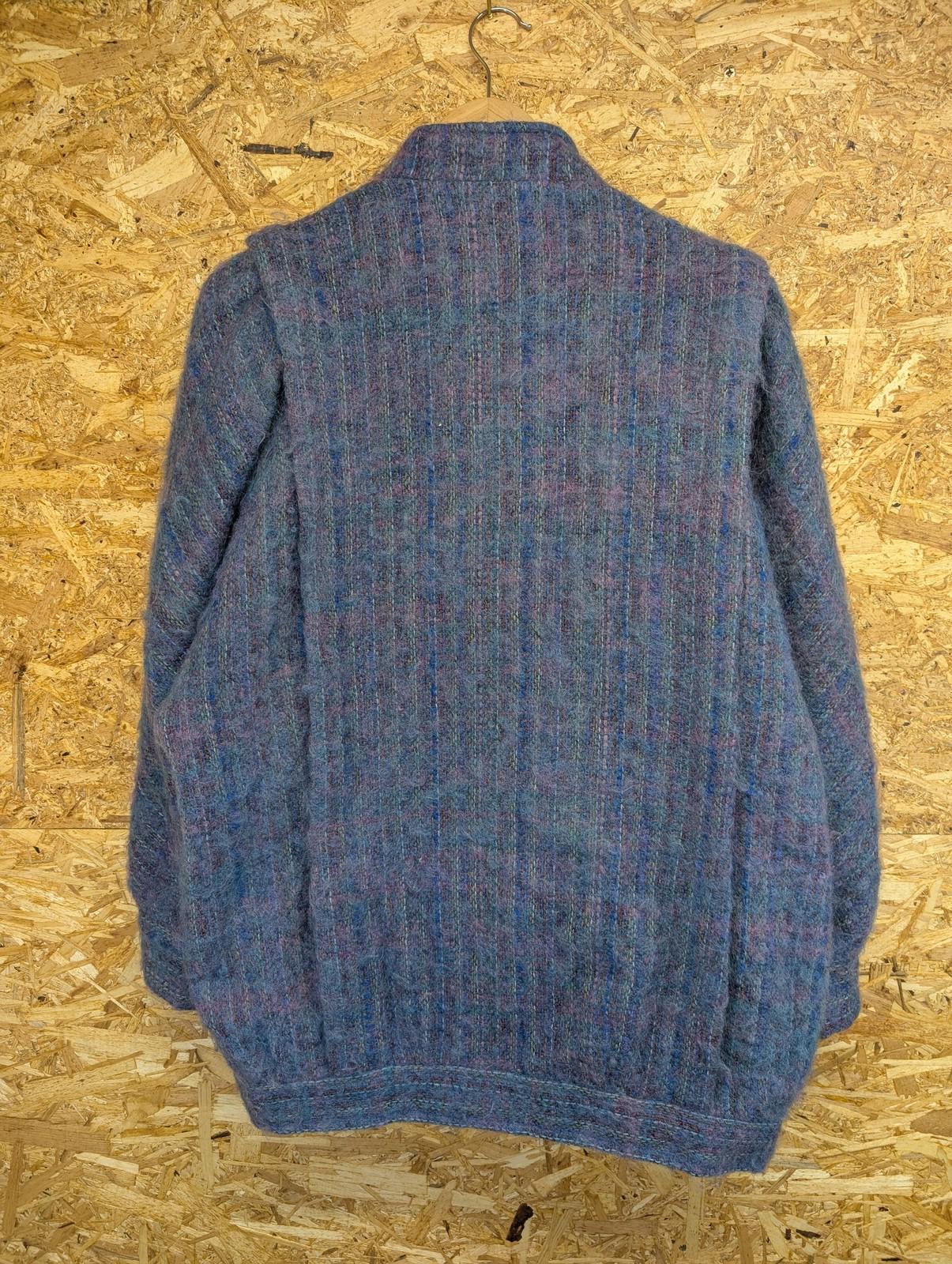 Avoca Collection Coat Small - Medium Size Women Vintage Wool Tweed Purple Blue