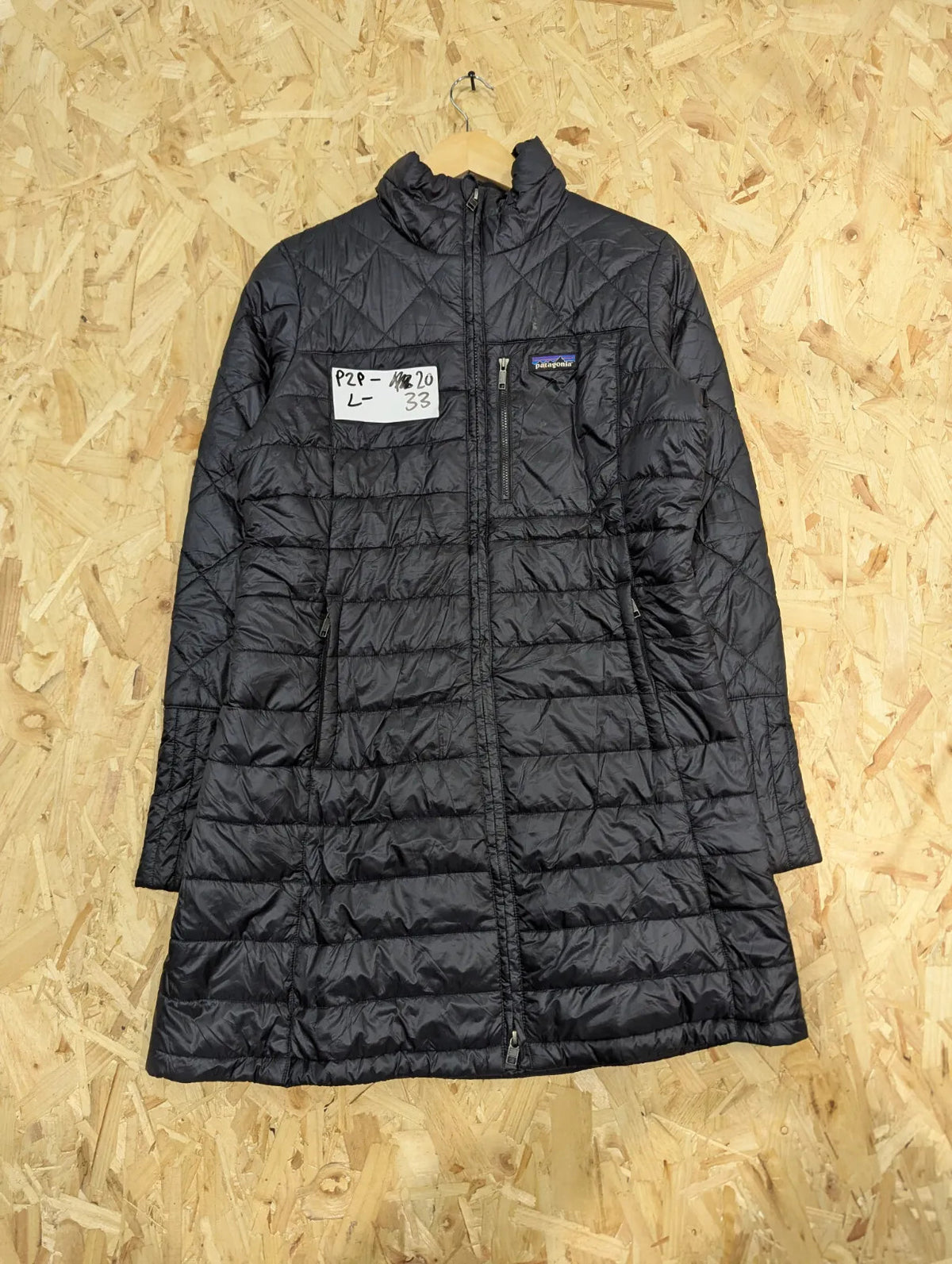 Patagonia Radalie Parka Womens Medium Black Quilted Puffer Jacket Insulated