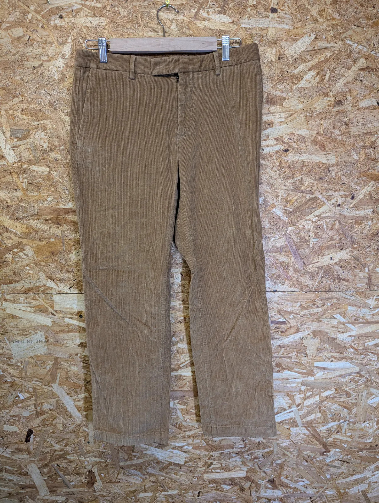 Ralph Lauren Corduroy Trousers Mens W30 L32 Brown Cotton Cords Preppy Fit