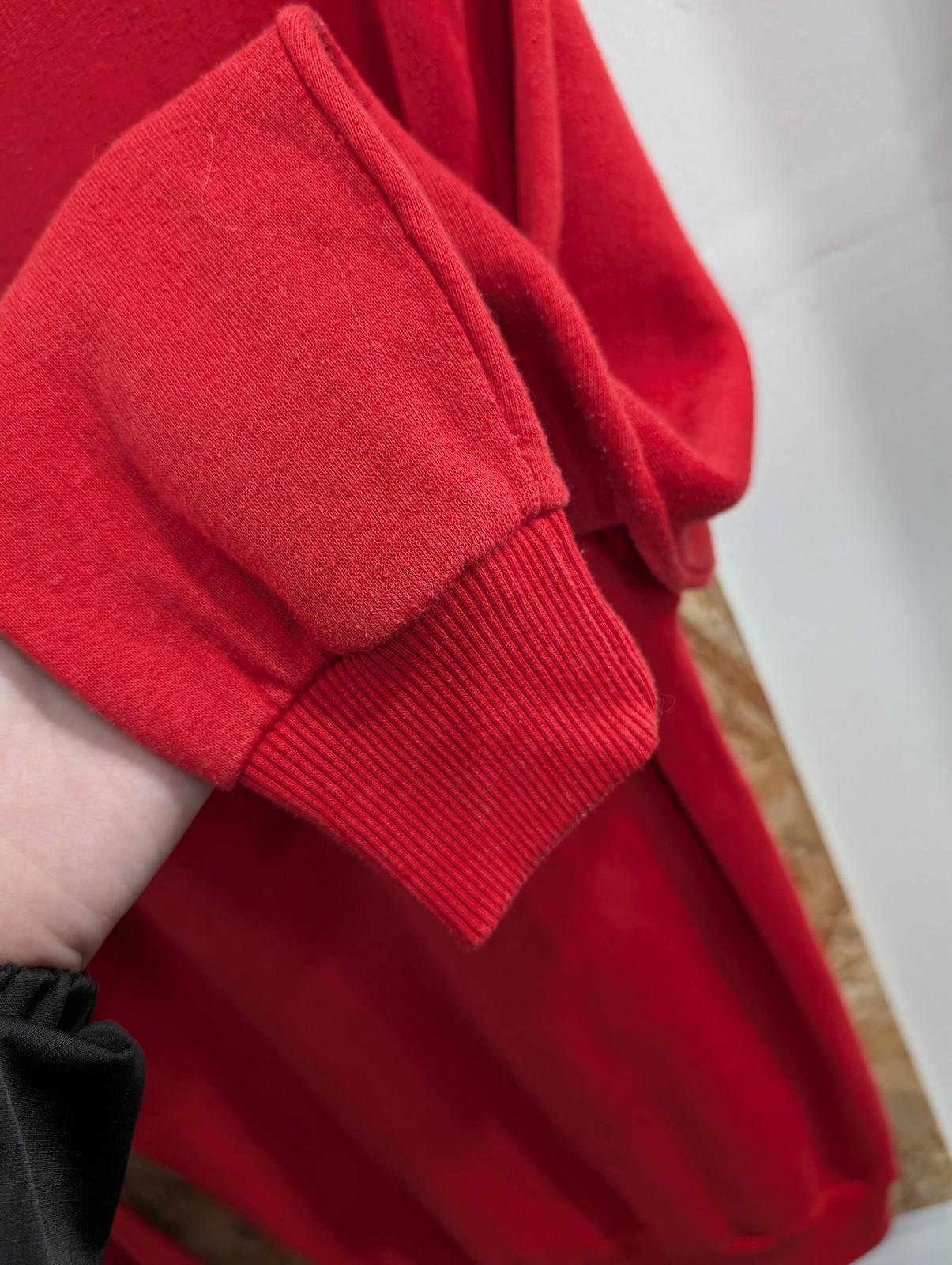 Lacoste Chemise Sweatshirt Small Men Embroidered Logo Red Oi Polloi France Made