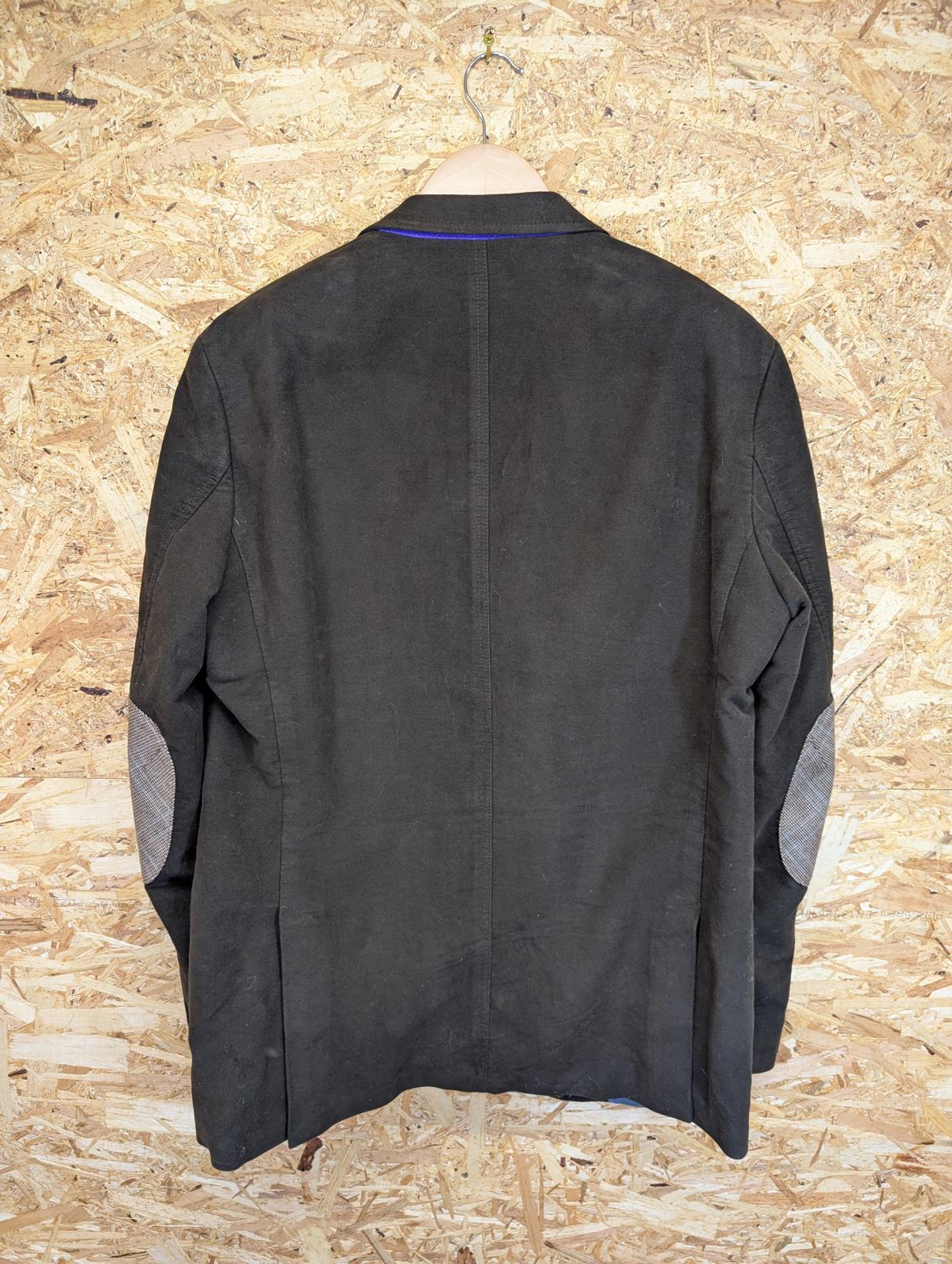 Without Prejudice Size 40 Medium Buckley Blazer Jacket Wool Brown