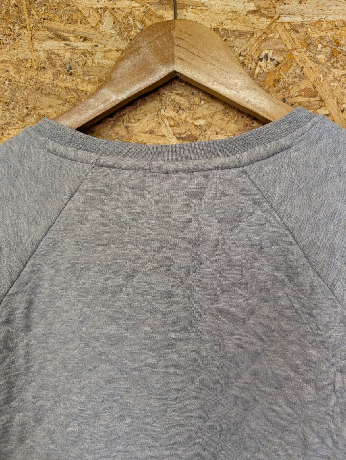 Patagonia Crewneck Sweatshirt Womens Small Grey Diamond Organic Cotton Pullover
