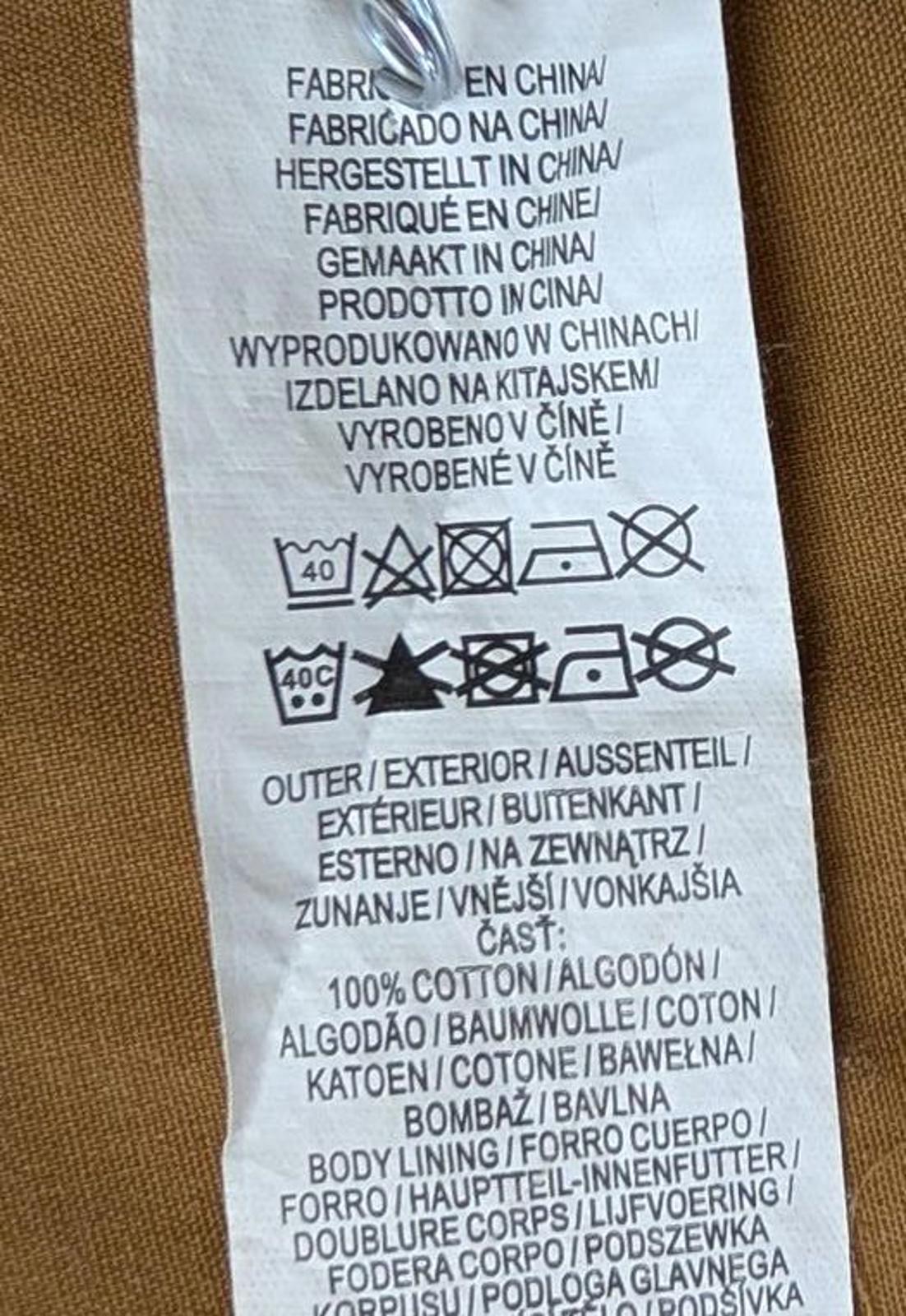 Stronghold Canvas Chore Jacket XXL Men Duck Tan Denim Pockets Utility Brown